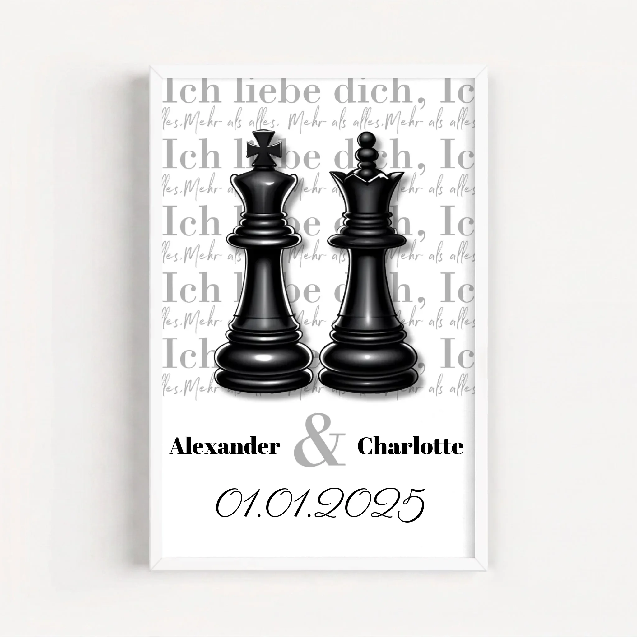 Live Mockup - Frame Poster - White - 50x75