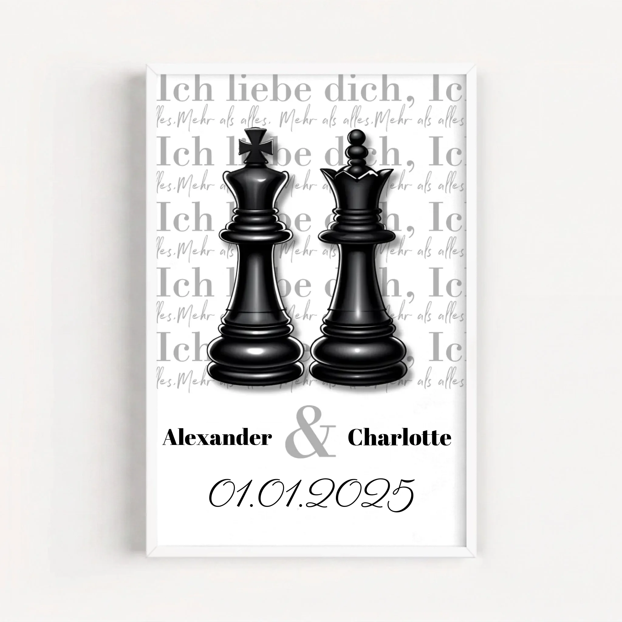 Live Mockup - Frame Poster - White - 60x90
