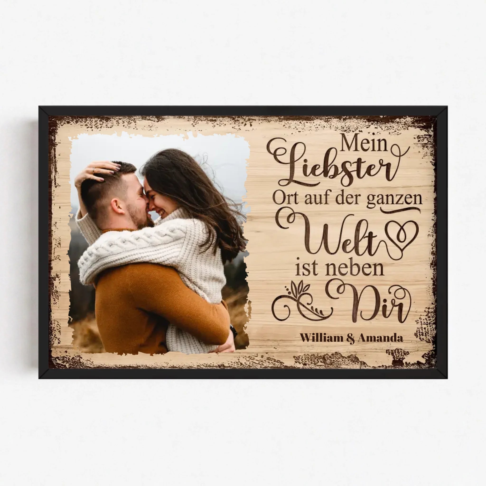 Live Mockup - Frame Poster - Black - 75x50
