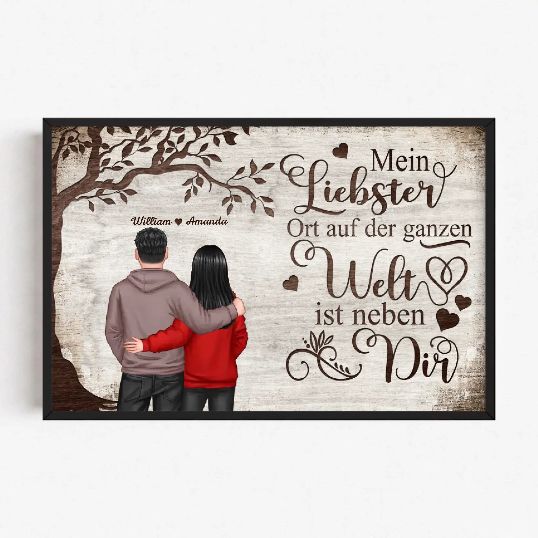 Live Mockup - Frame Poster - Black - 90x60
