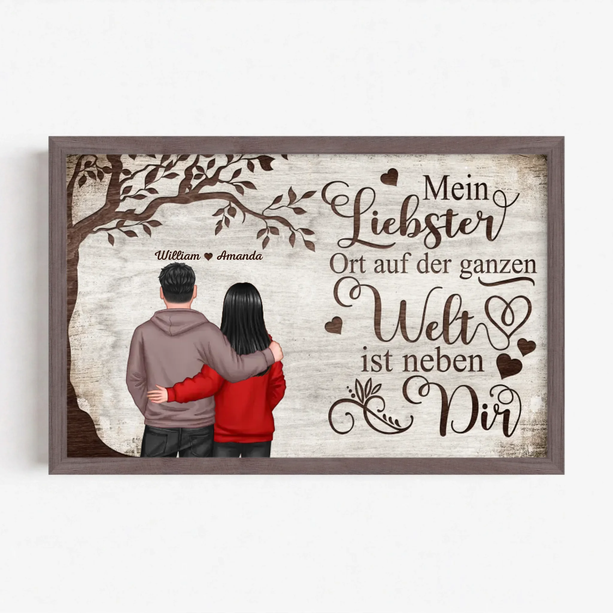 Live Mockup - Frame Poster - Wood - 30x20