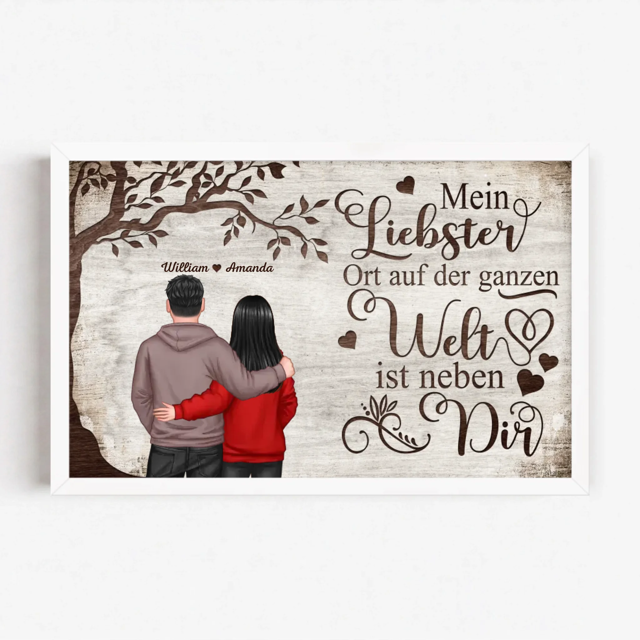 Live Mockup - Frame Poster - White - 30x20