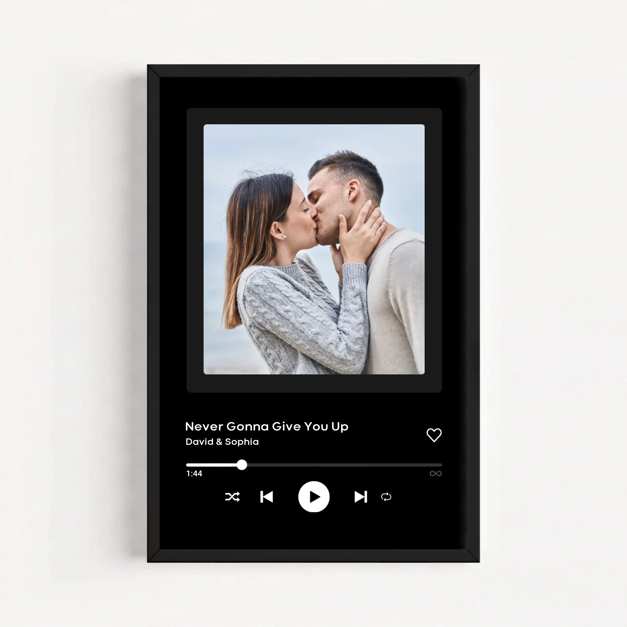 Live Mockup - Frame Poster - Black - 50x75