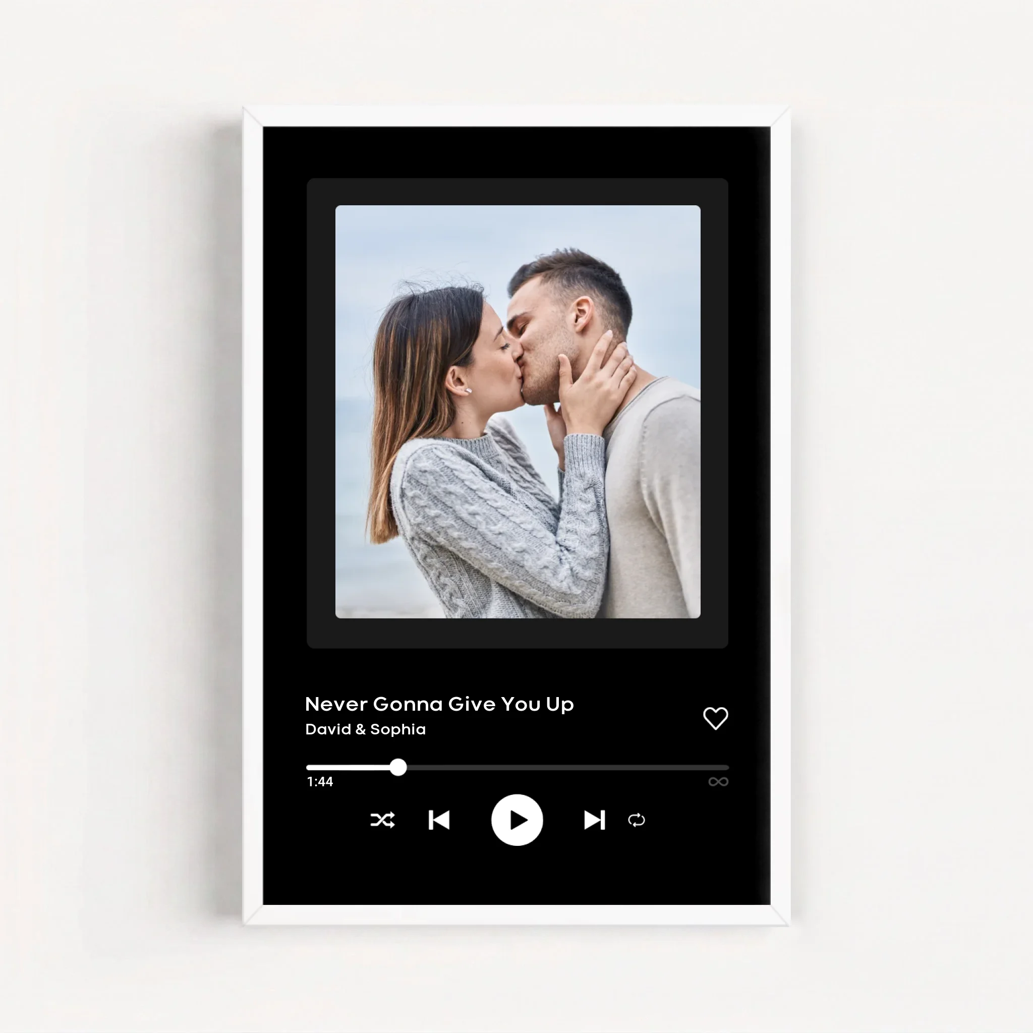 Live Mockup - Frame Poster - White - 50x75