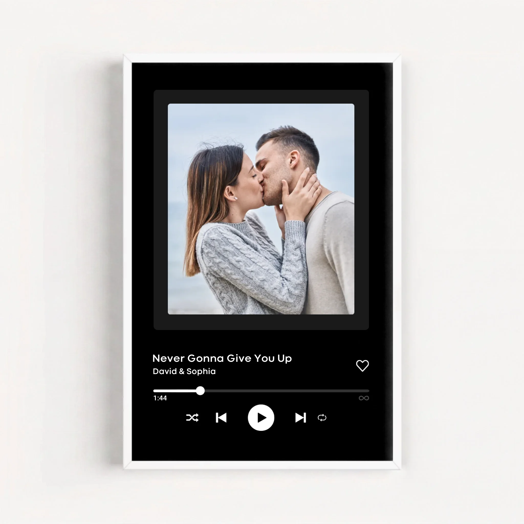 Live Mockup - Frame Poster - White - 60x90