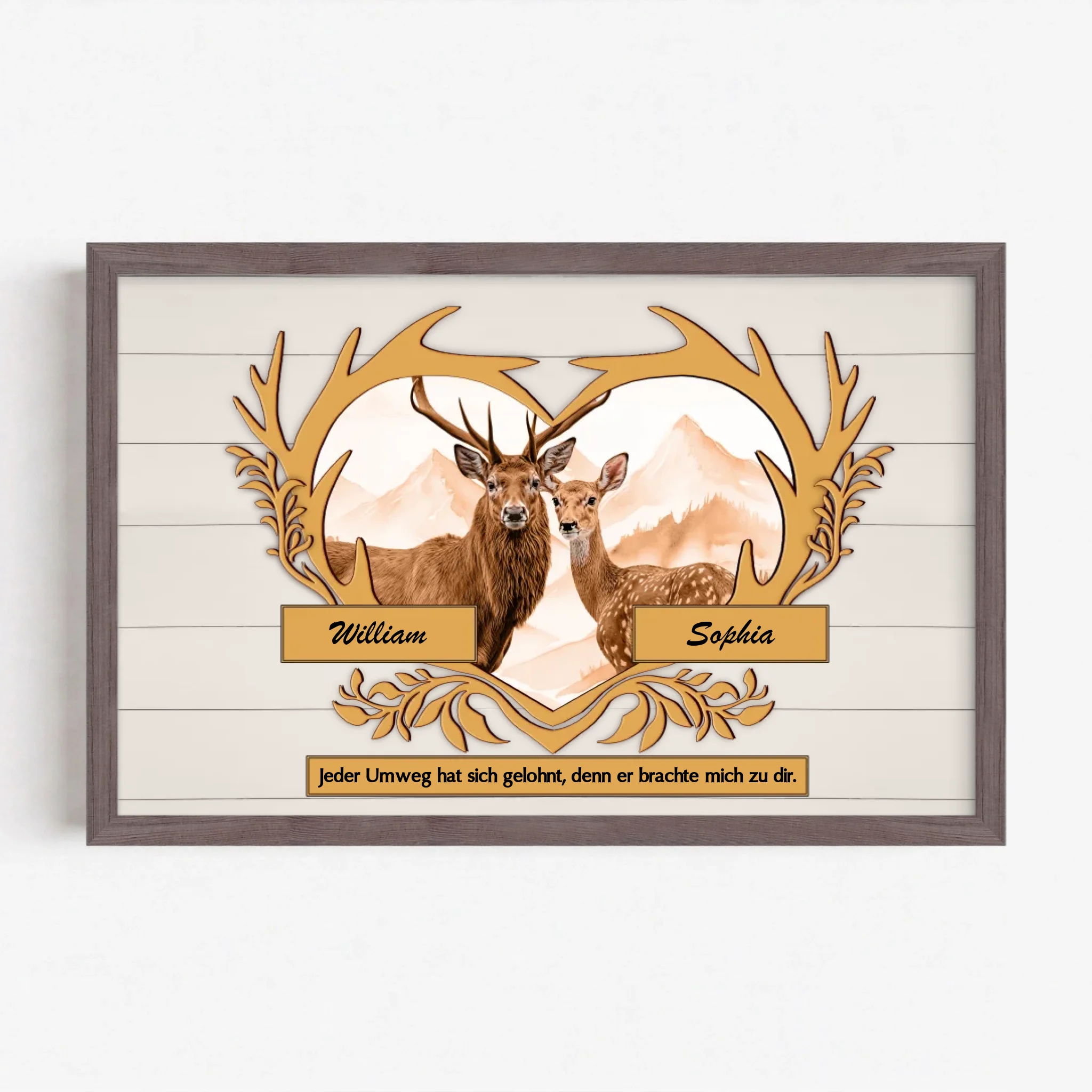 Live Mockup - Frame Poster - Wood - 30x20