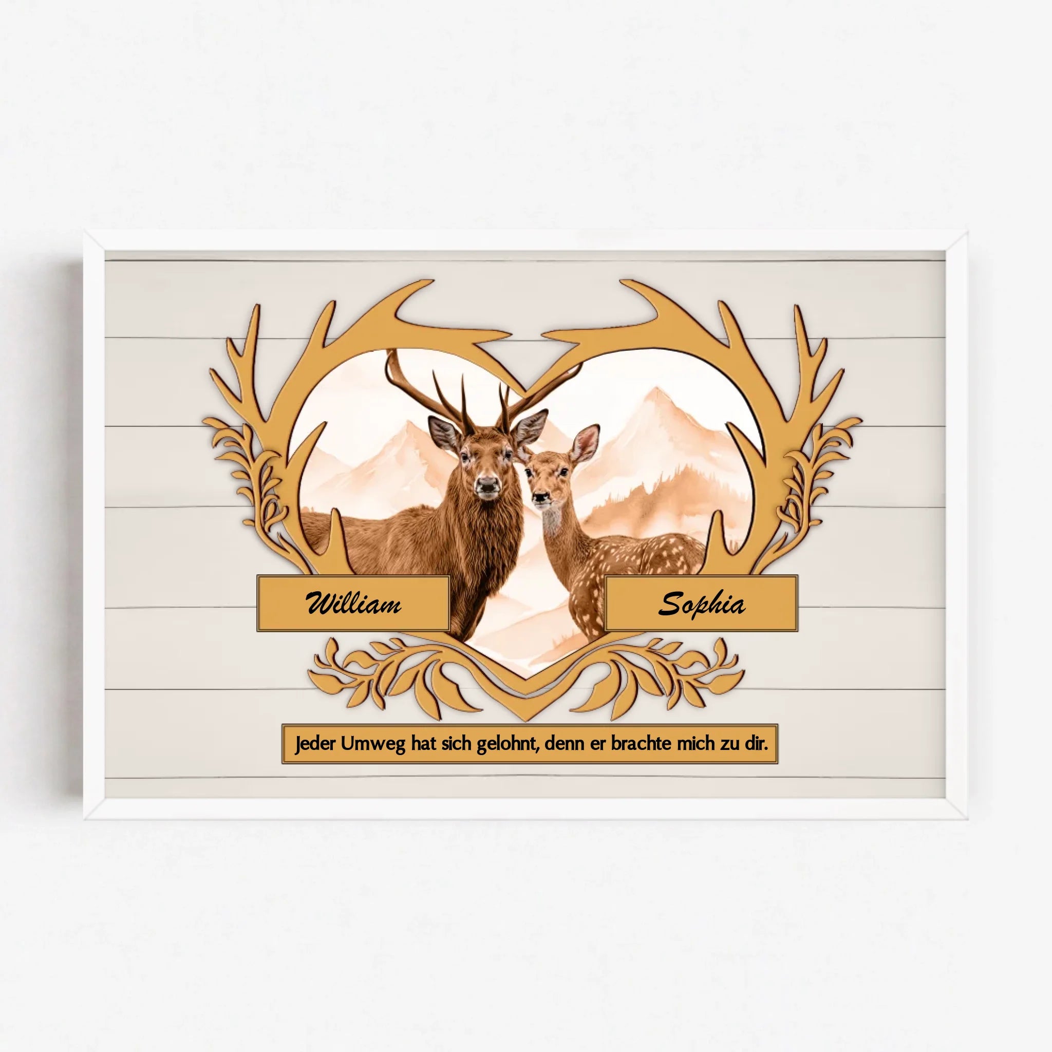 Live Mockup - Frame Poster - White - 75x50