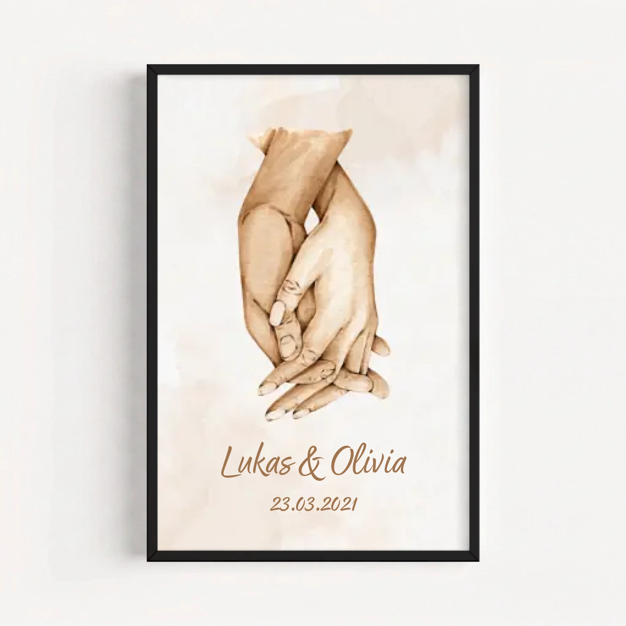 Live Mockup - Frame Poster - Black - 60x90