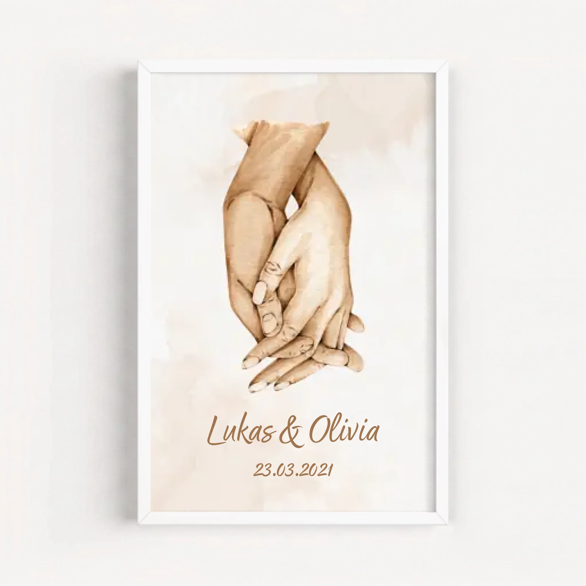 Live Mockup - Frame Poster - White - 40x60