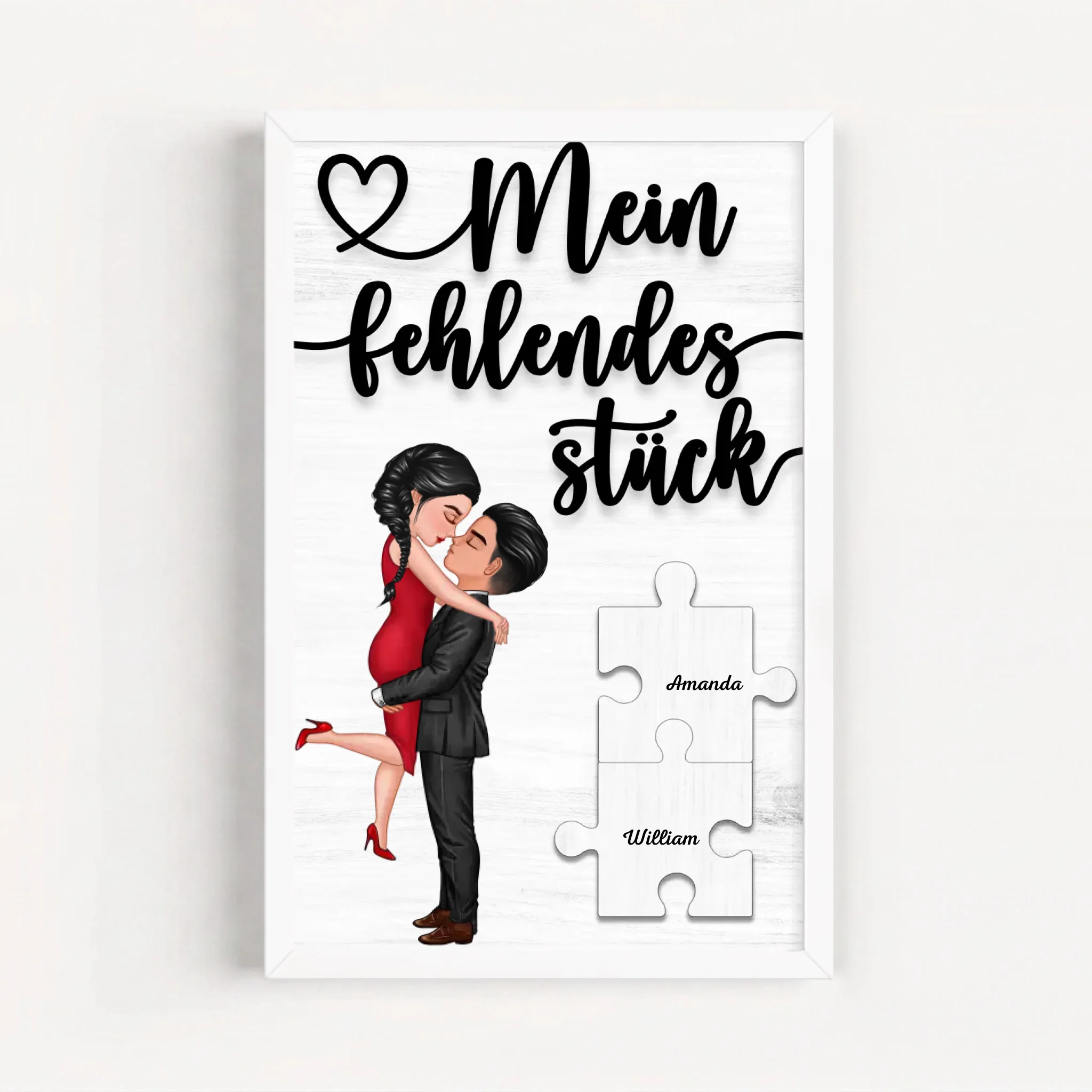 Live Mockup - Frame Poster - White - 20x30