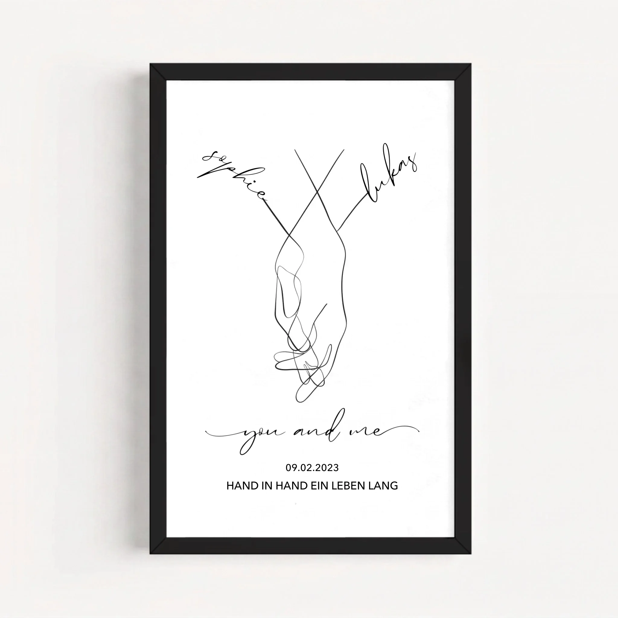 Live Mockup - Frame Poster - Black - 20x30