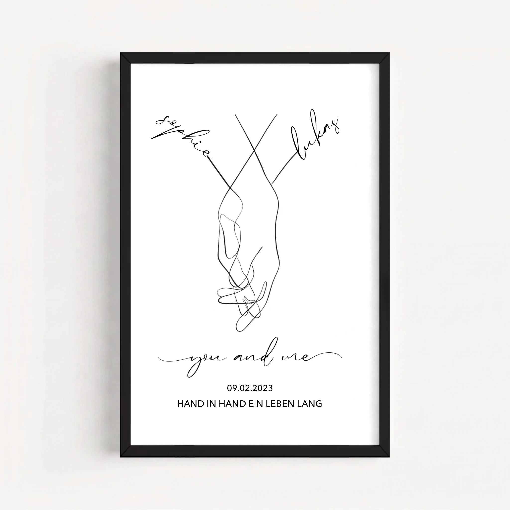 Live Mockup - Frame Poster - Black - 40x60