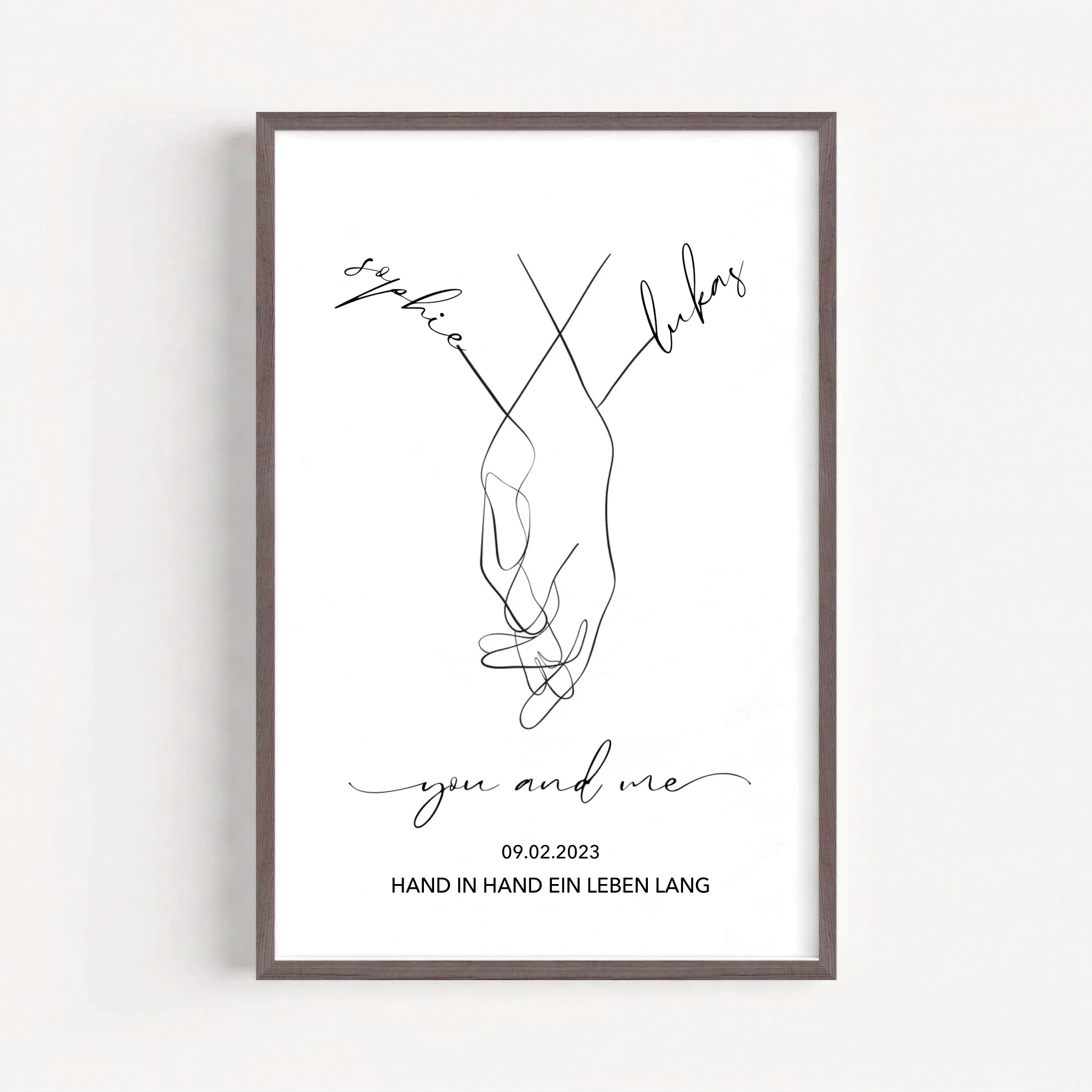 Live Mockup - Frame Poster - Wood - 60x90