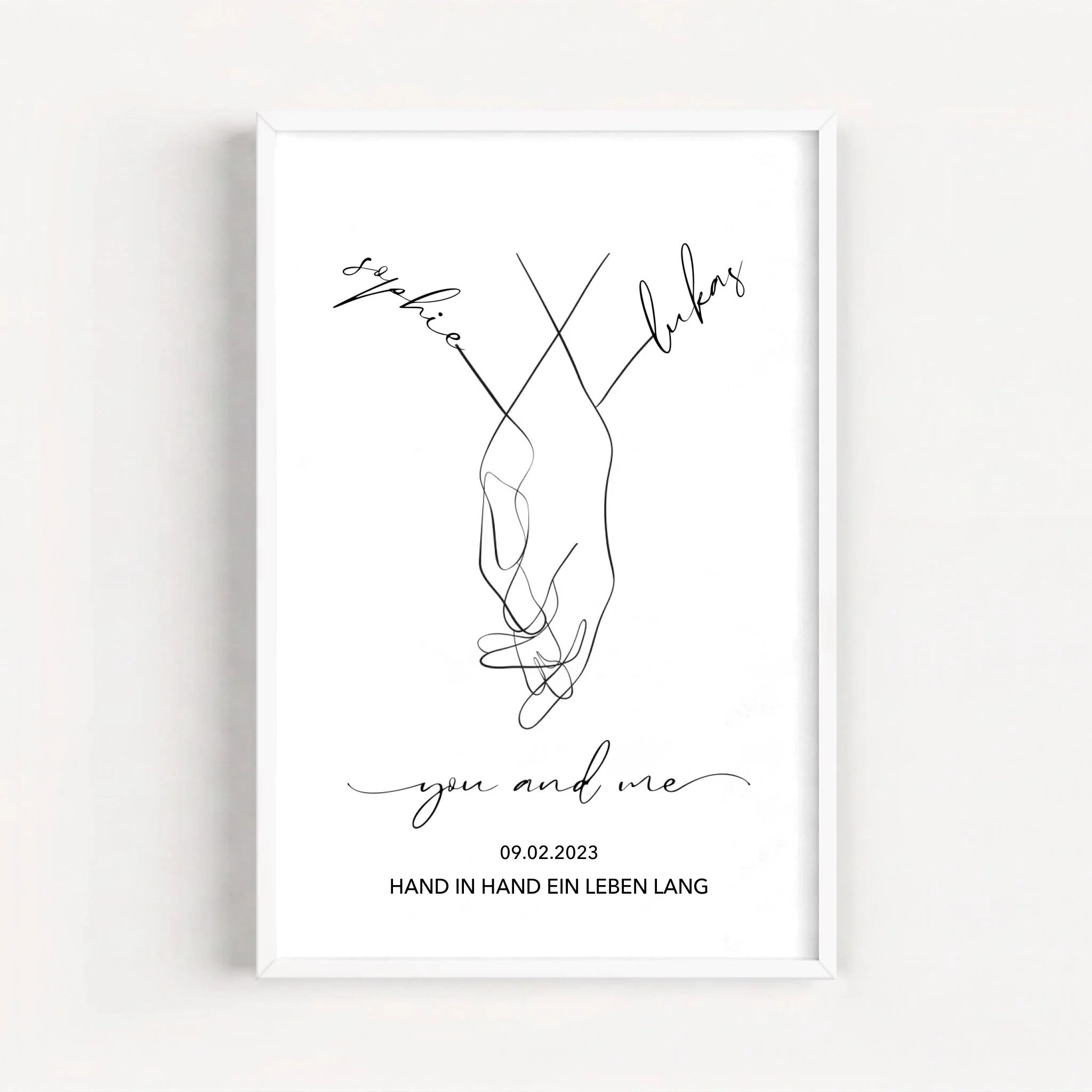 Live Mockup - Frame Poster - White - 60x90