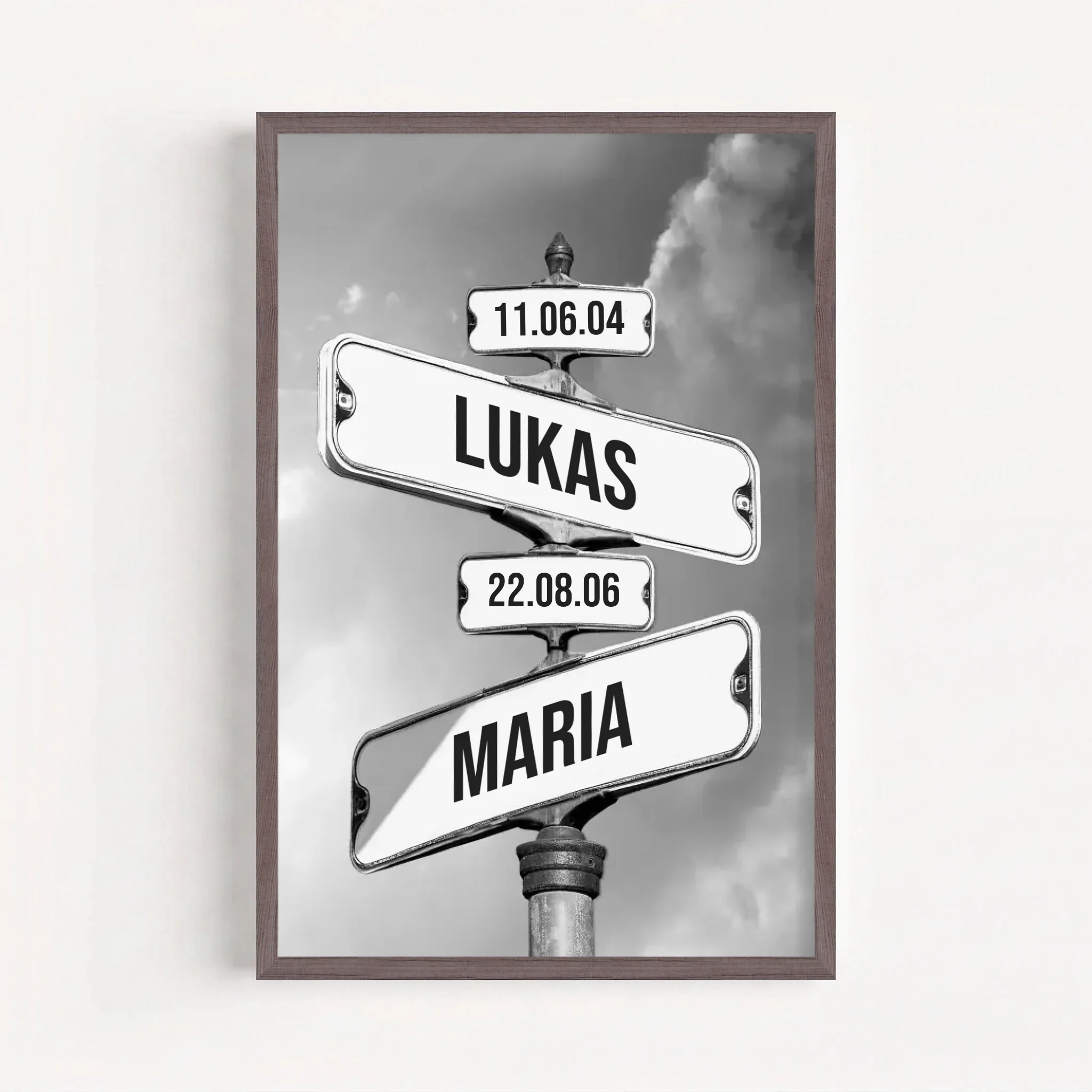 Live Mockup - Frame Poster - Wood - 50x75
