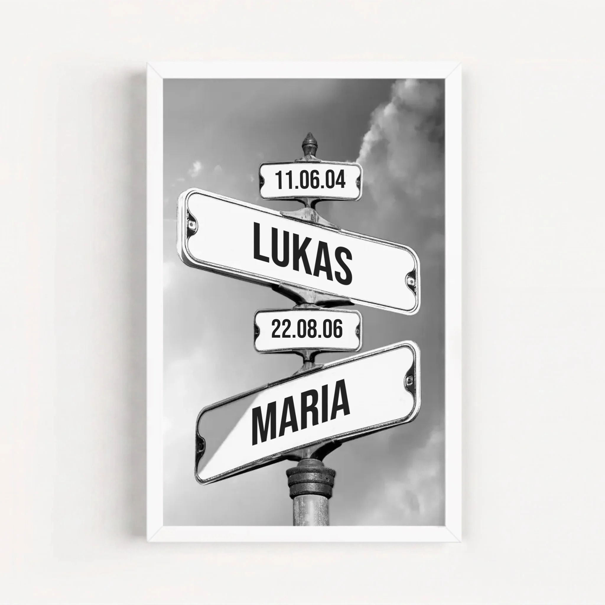 Live Mockup - Frame Poster - White - 20x30
