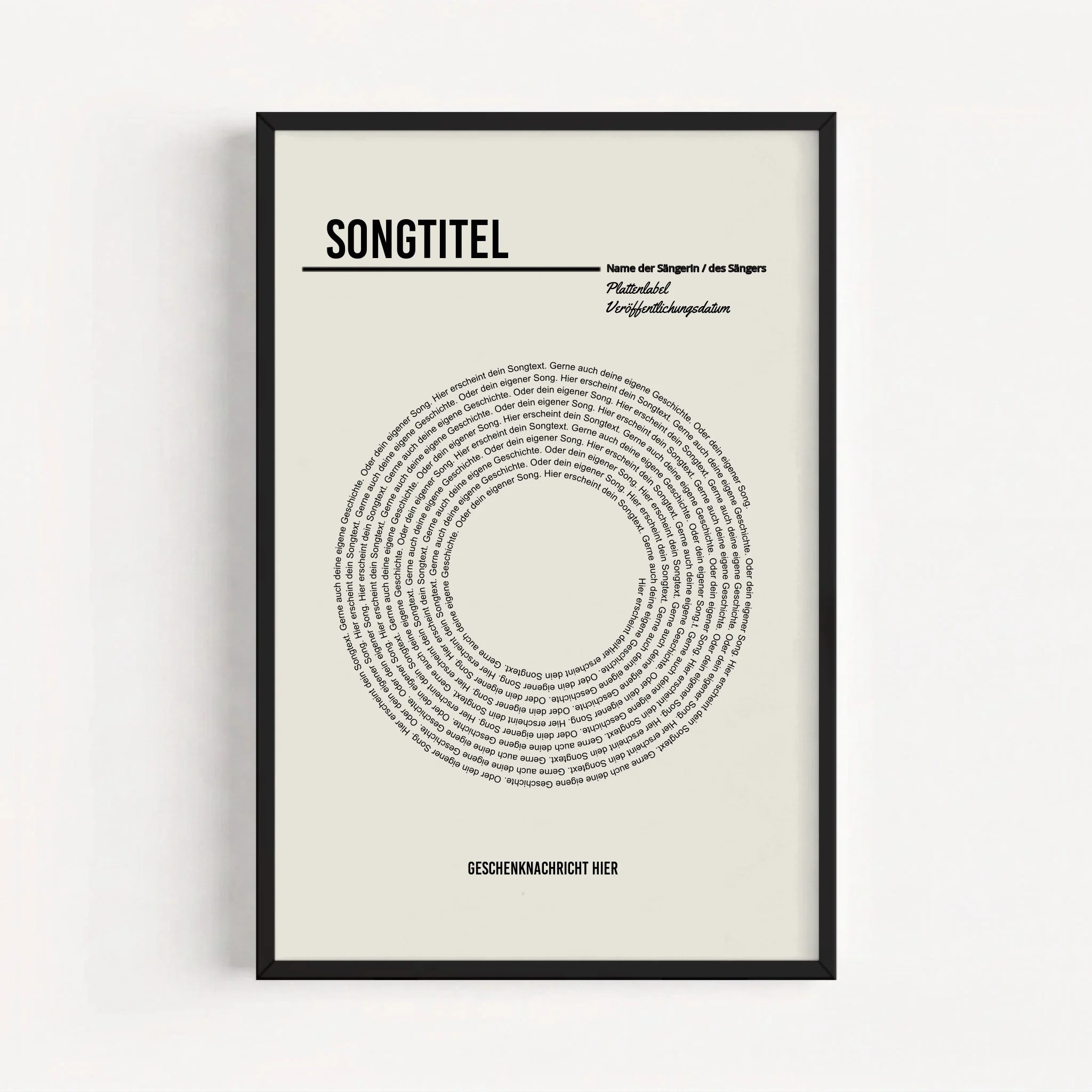 Live Mockup - Frame Poster - Black - 60x90