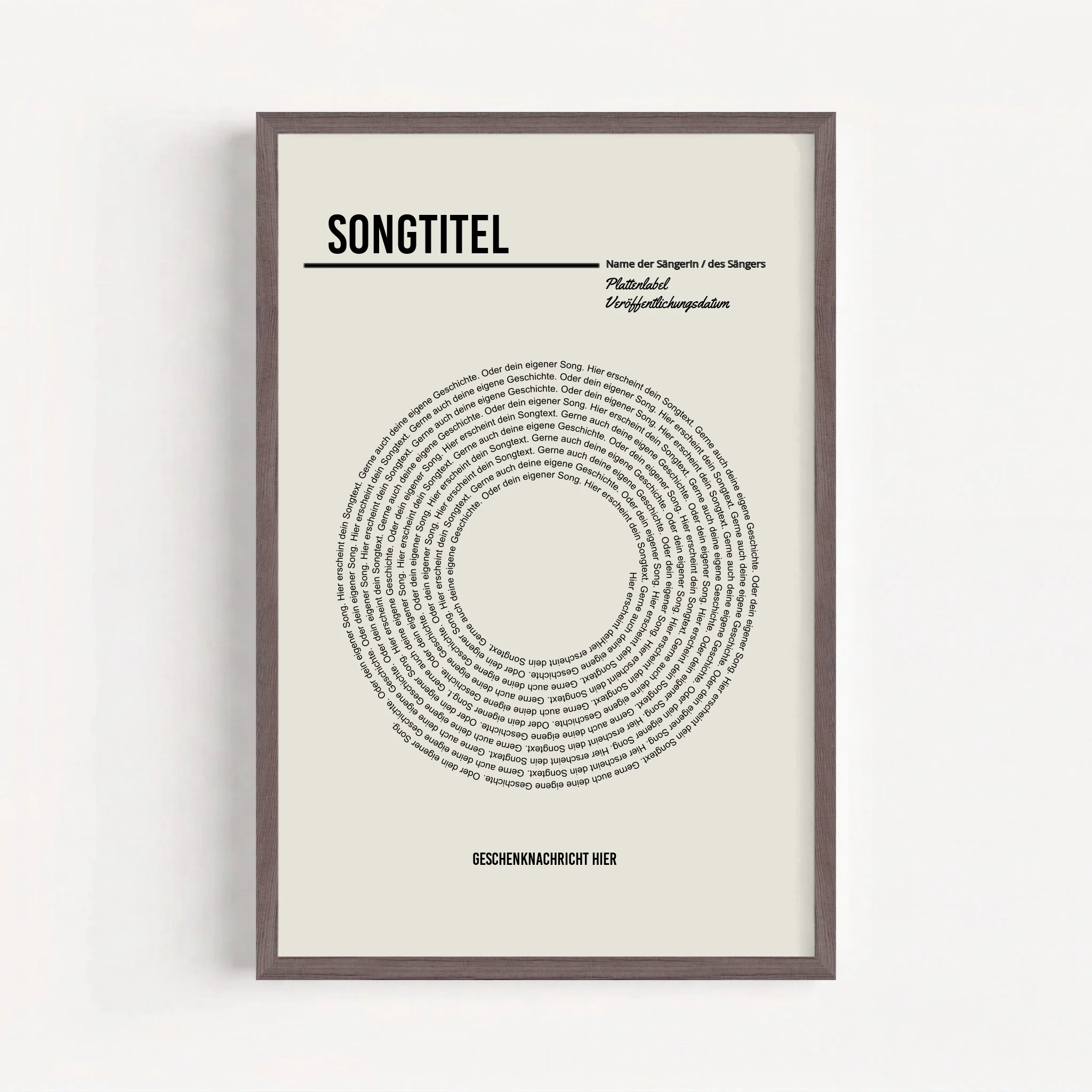 Live Mockup - Frame Poster - Wood - 50x75