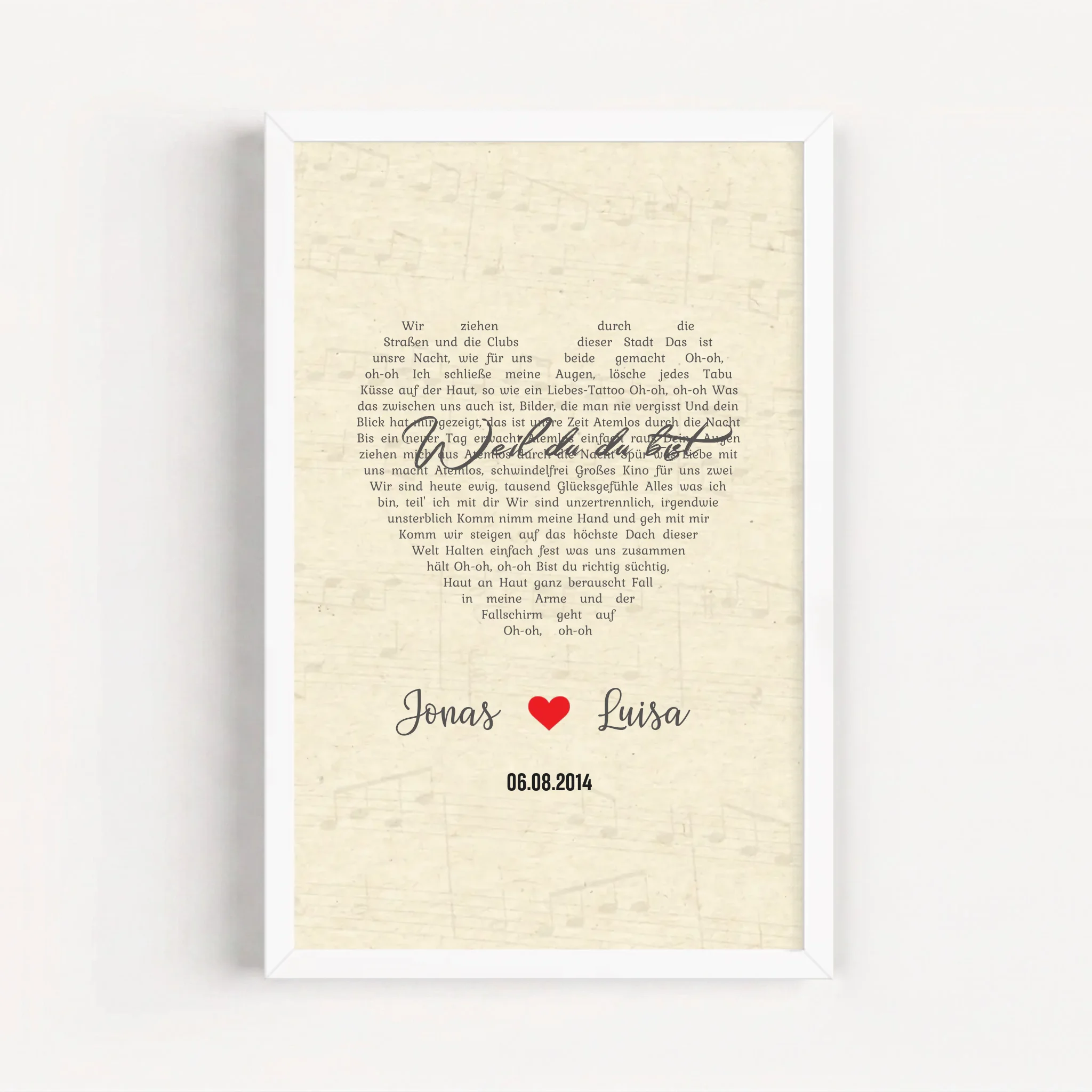 Live Mockup - Frame Poster - White - 20x30