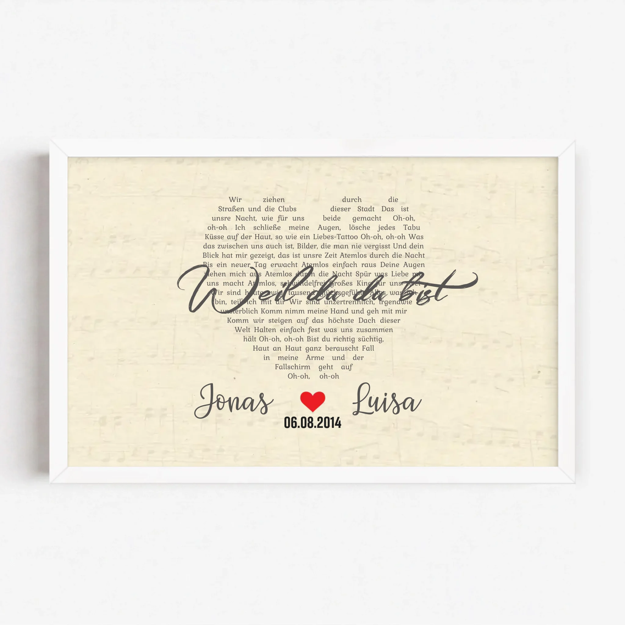 Live Mockup - Frame Poster - White - 30x20