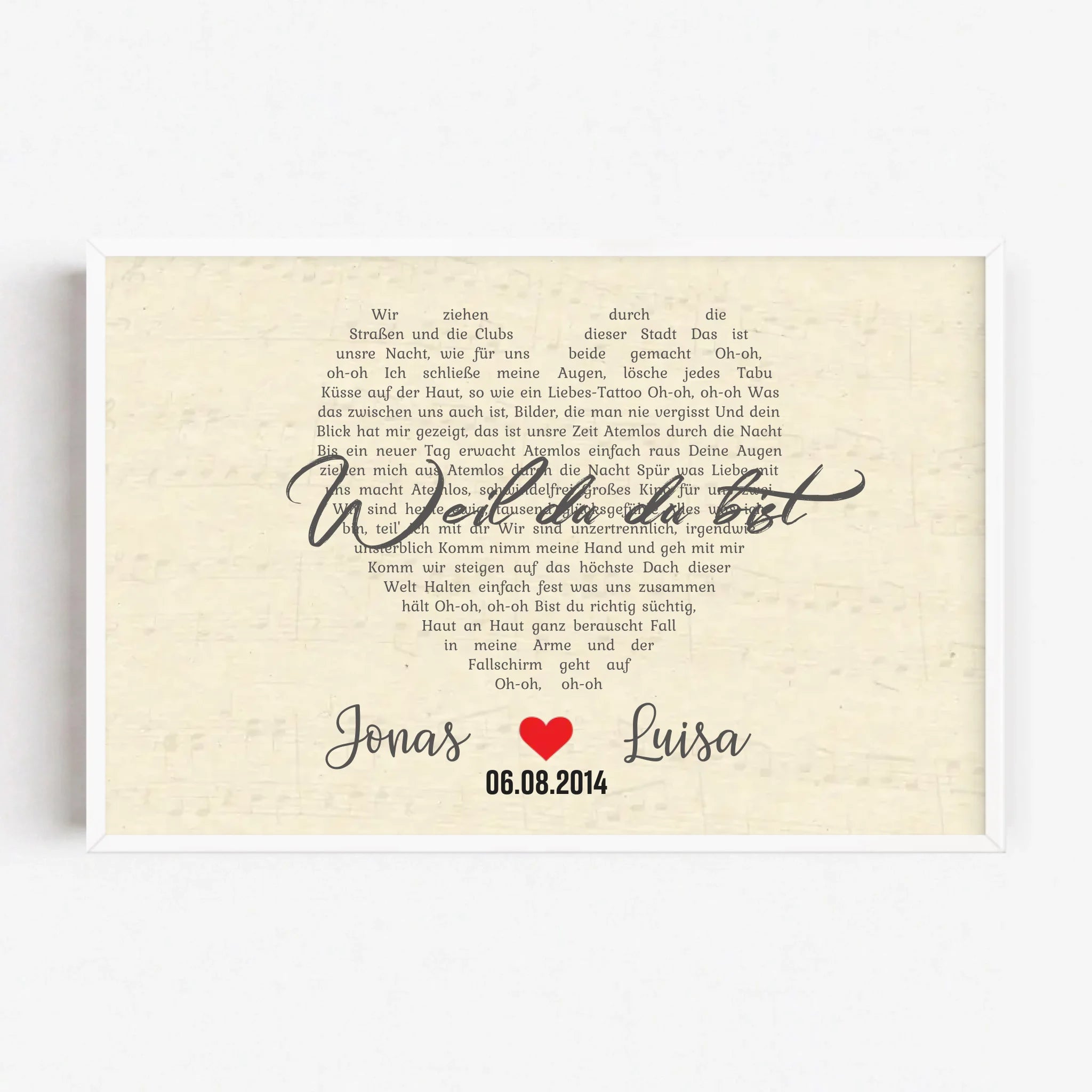 Live Mockup - Frame Poster - White - 90x60