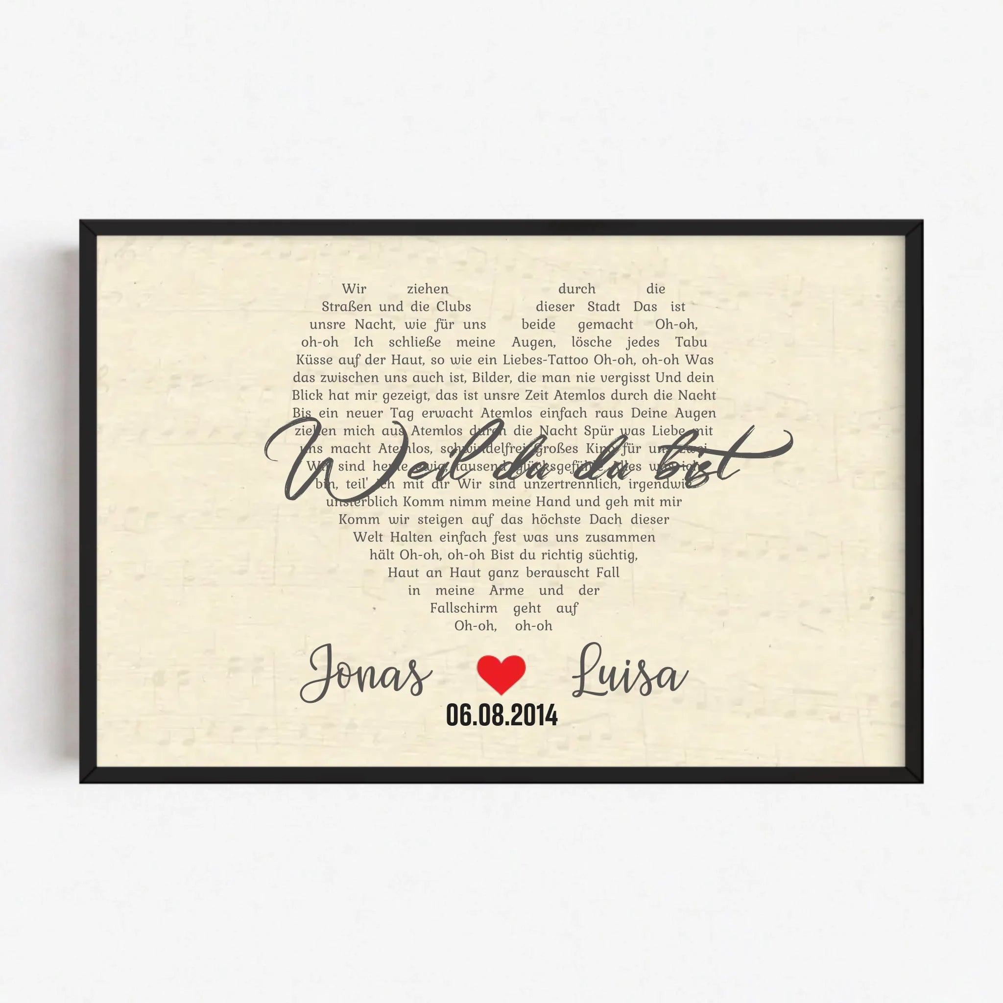 Live Mockup - Frame Poster - Black - 90x60
