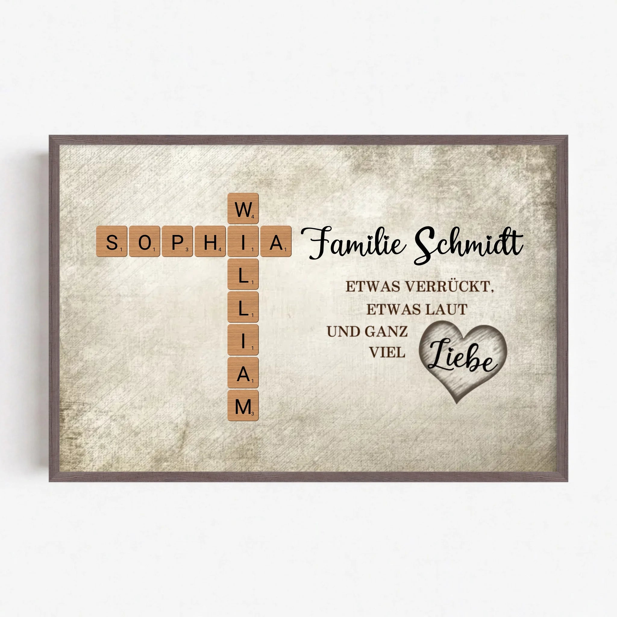 Live Mockup - Frame Poster - Wood - 90x60