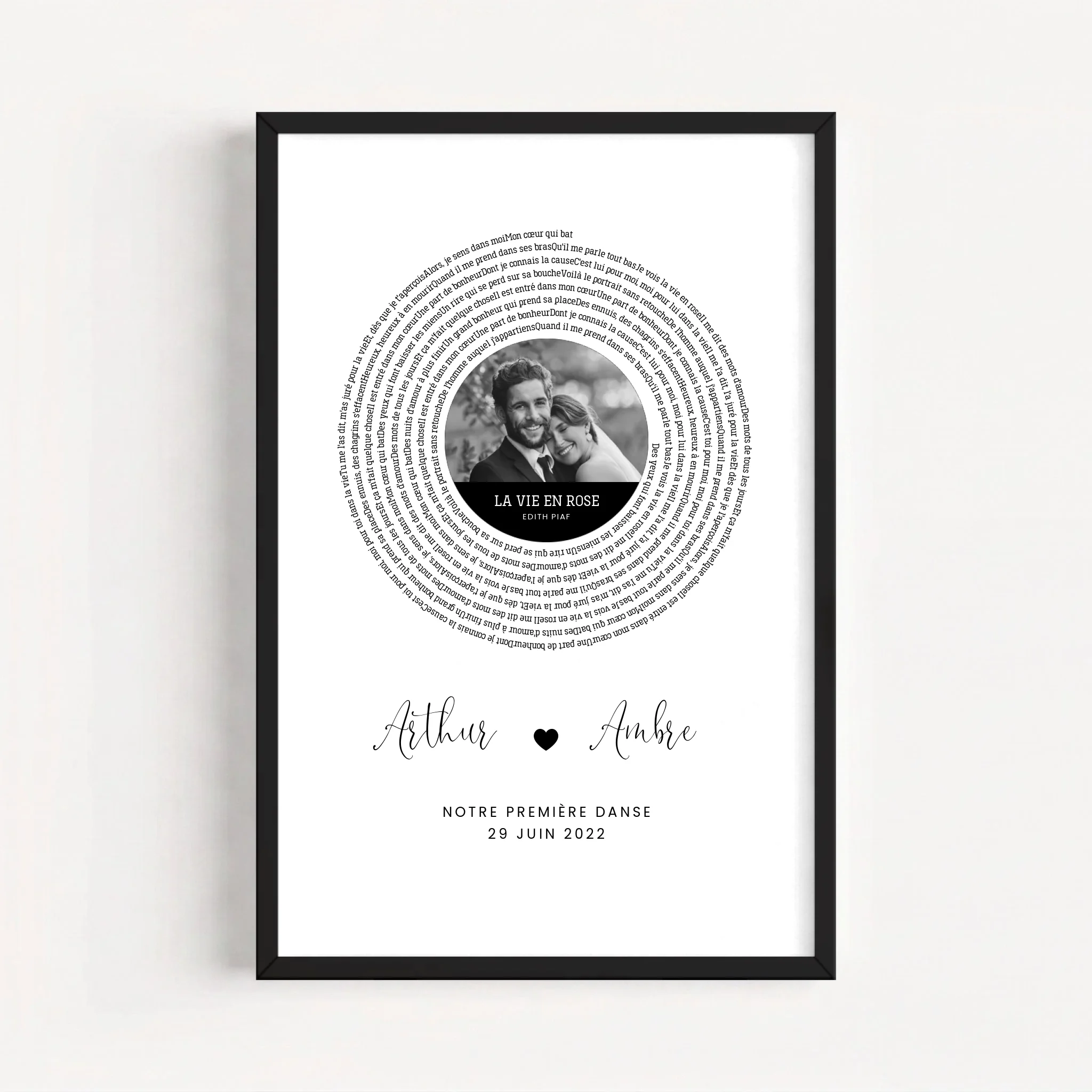 Live Mockup - Frame Poster - Black - 50x75