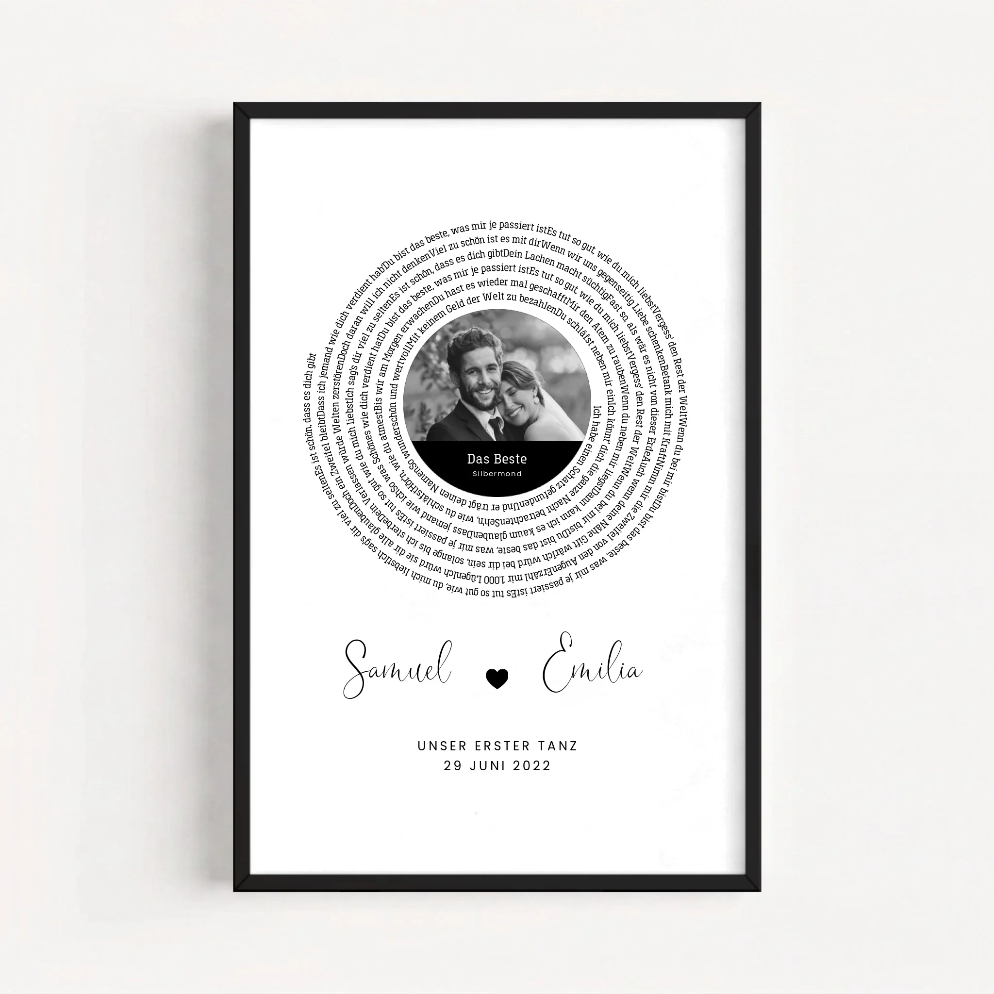 Live Mockup - Frame Poster - Black - 60x90
