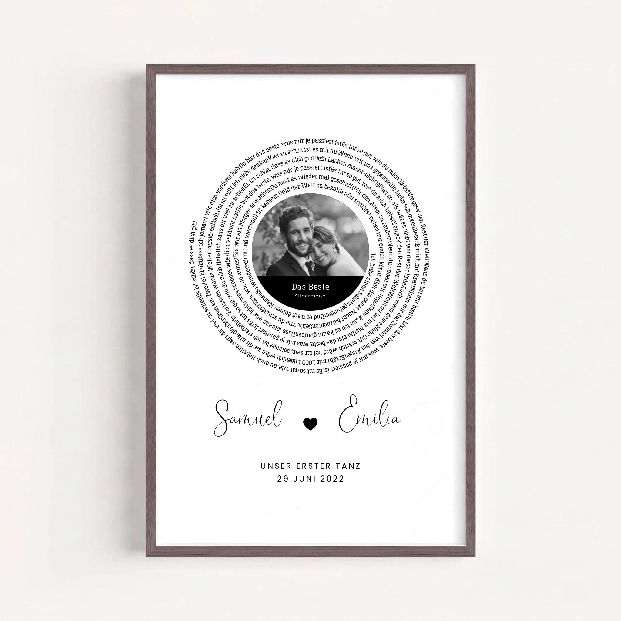 Live Mockup - Frame Poster - Wood - 60x90