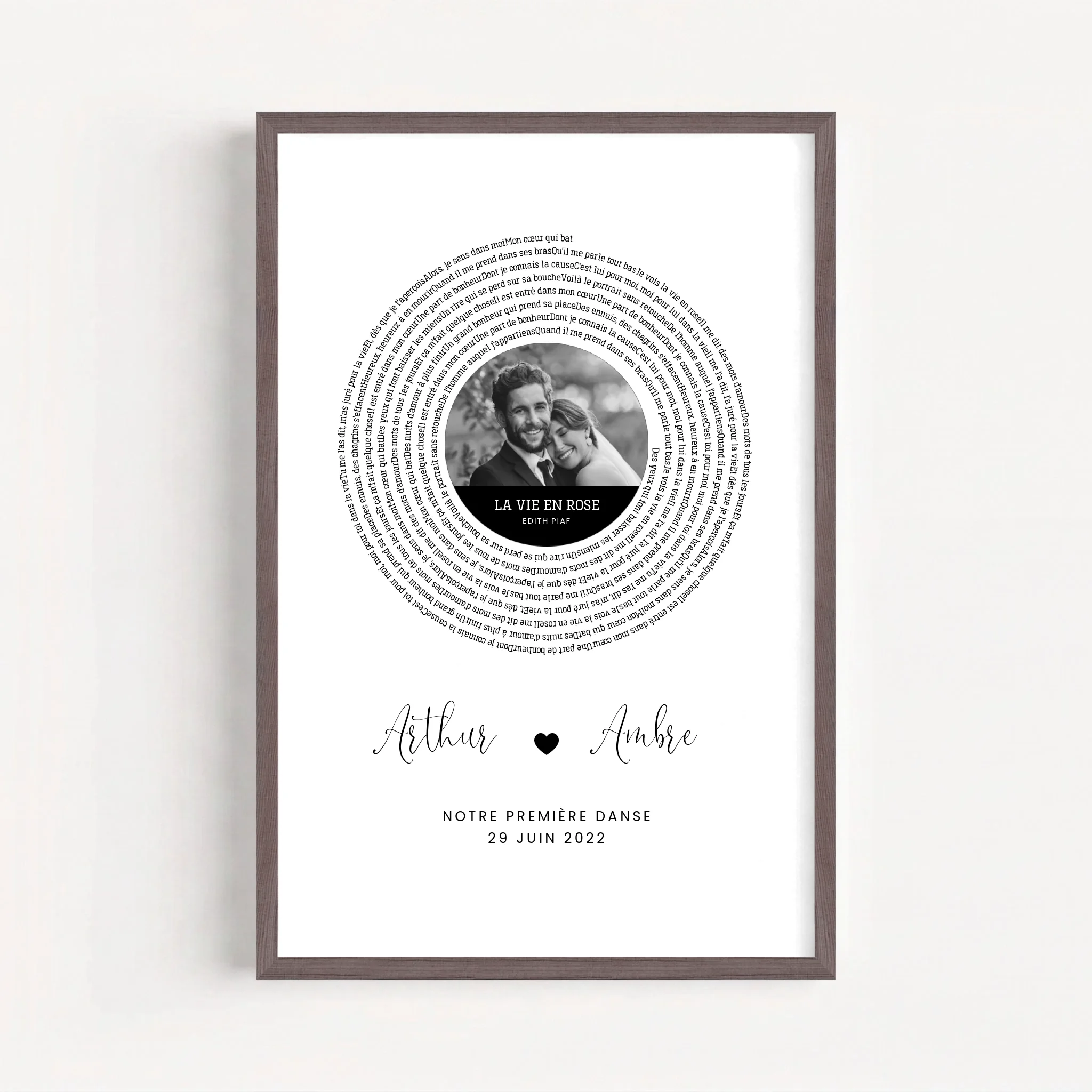 Live Mockup - Frame Poster - Wood - 50x75