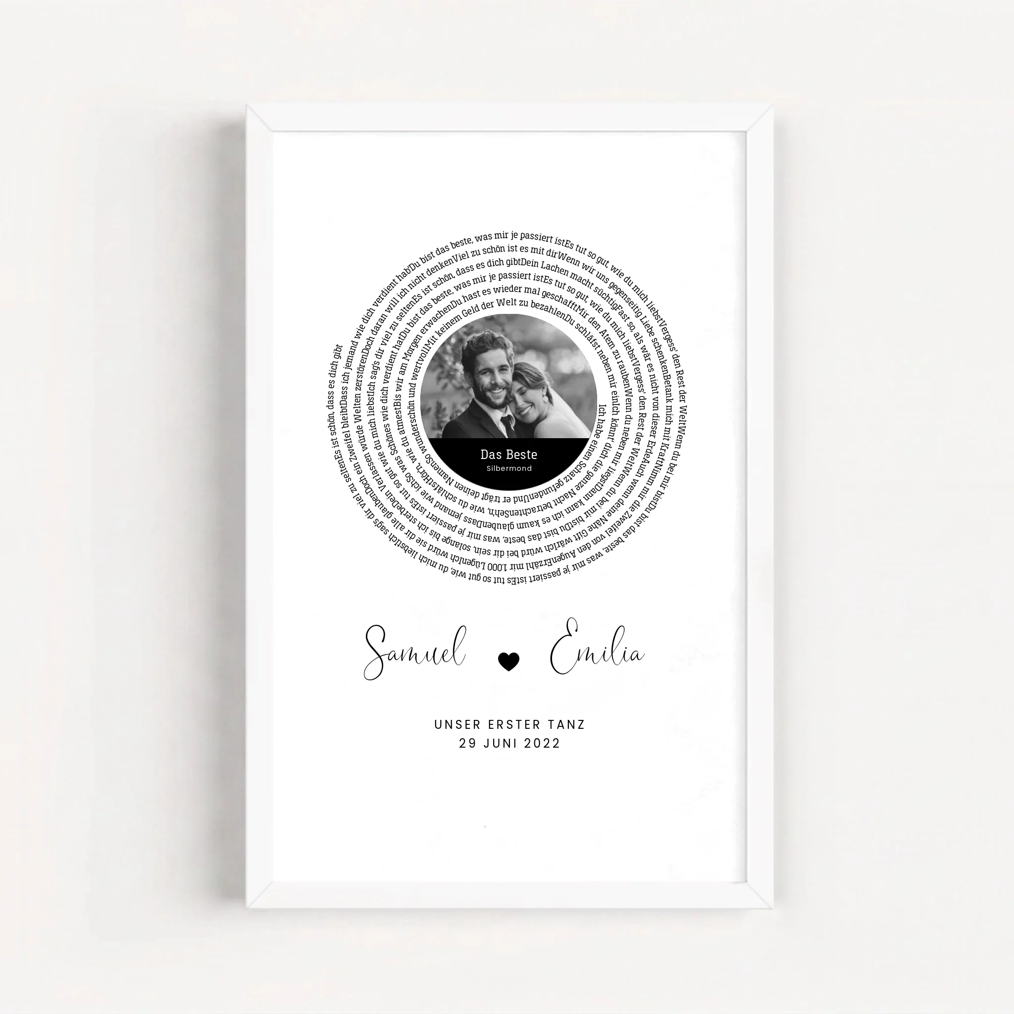 Live Mockup - Frame Poster - White - 20x30