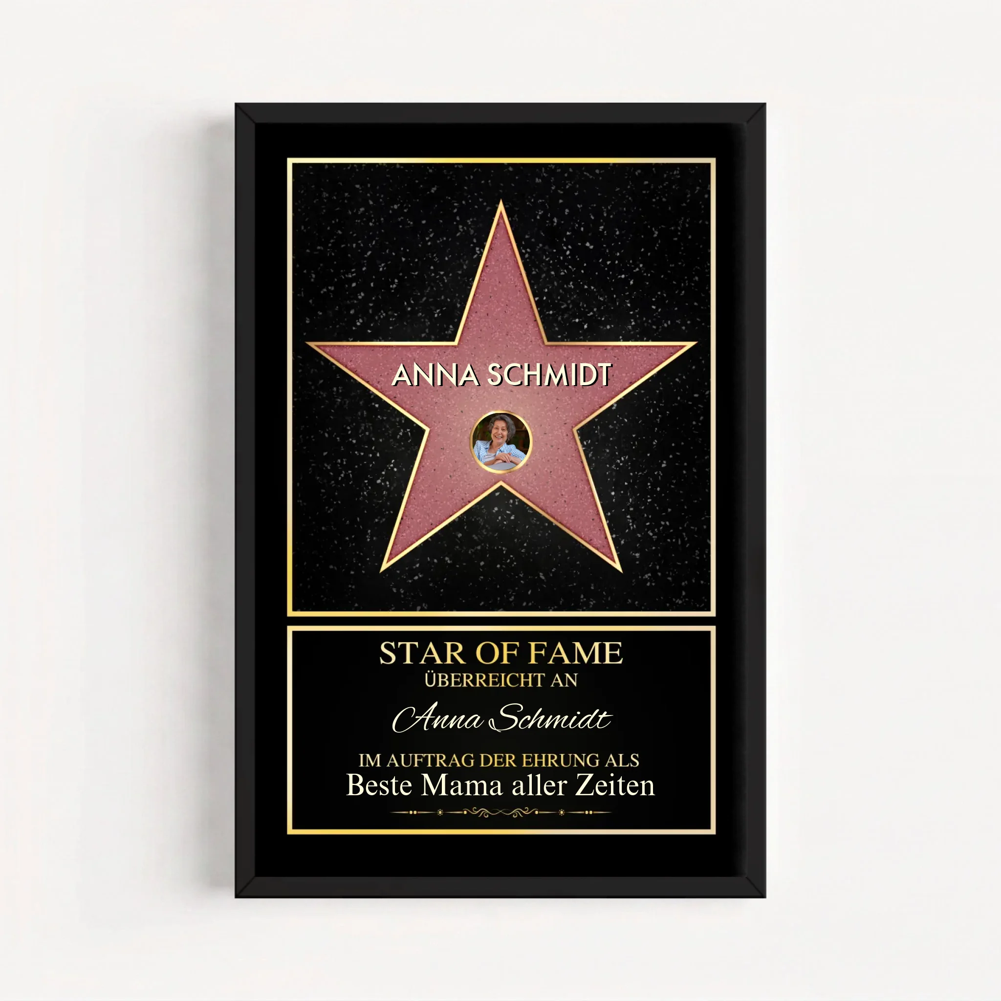 Live Mockup - Frame Poster - Black - 50x75