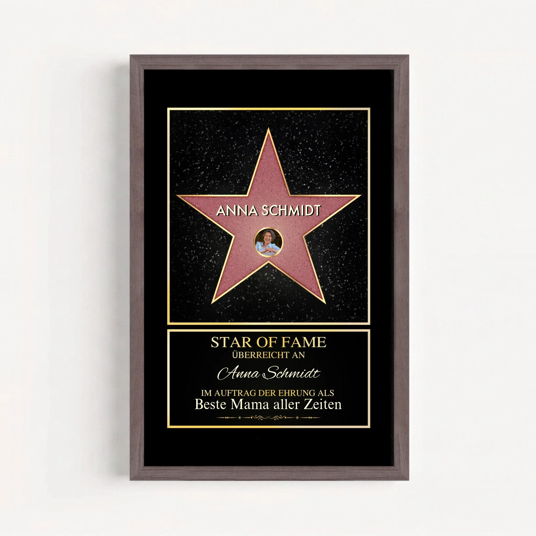 Live Mockup - Frame Poster - Wood - 20x30