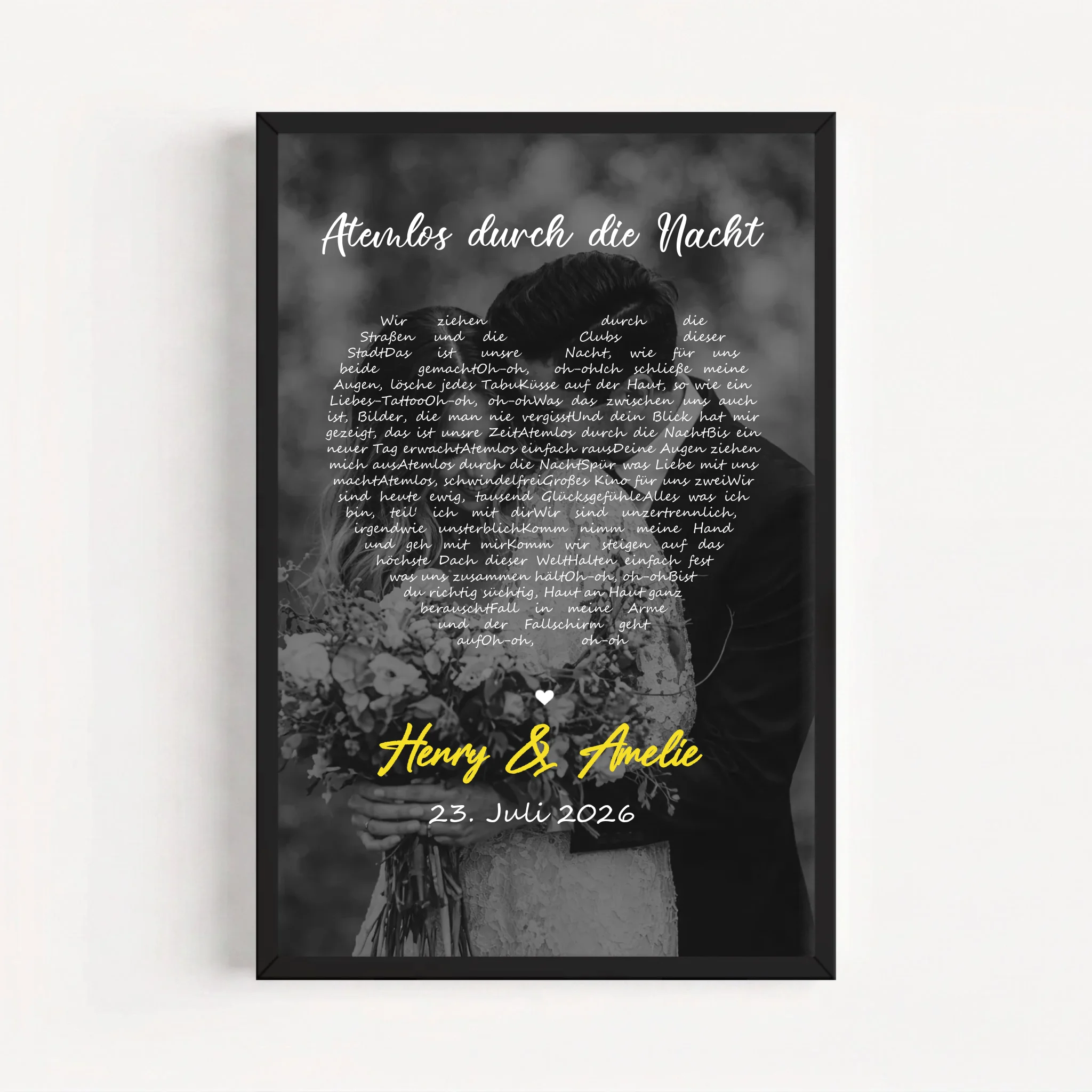 Live Mockup - Frame Poster - Black - 50x75