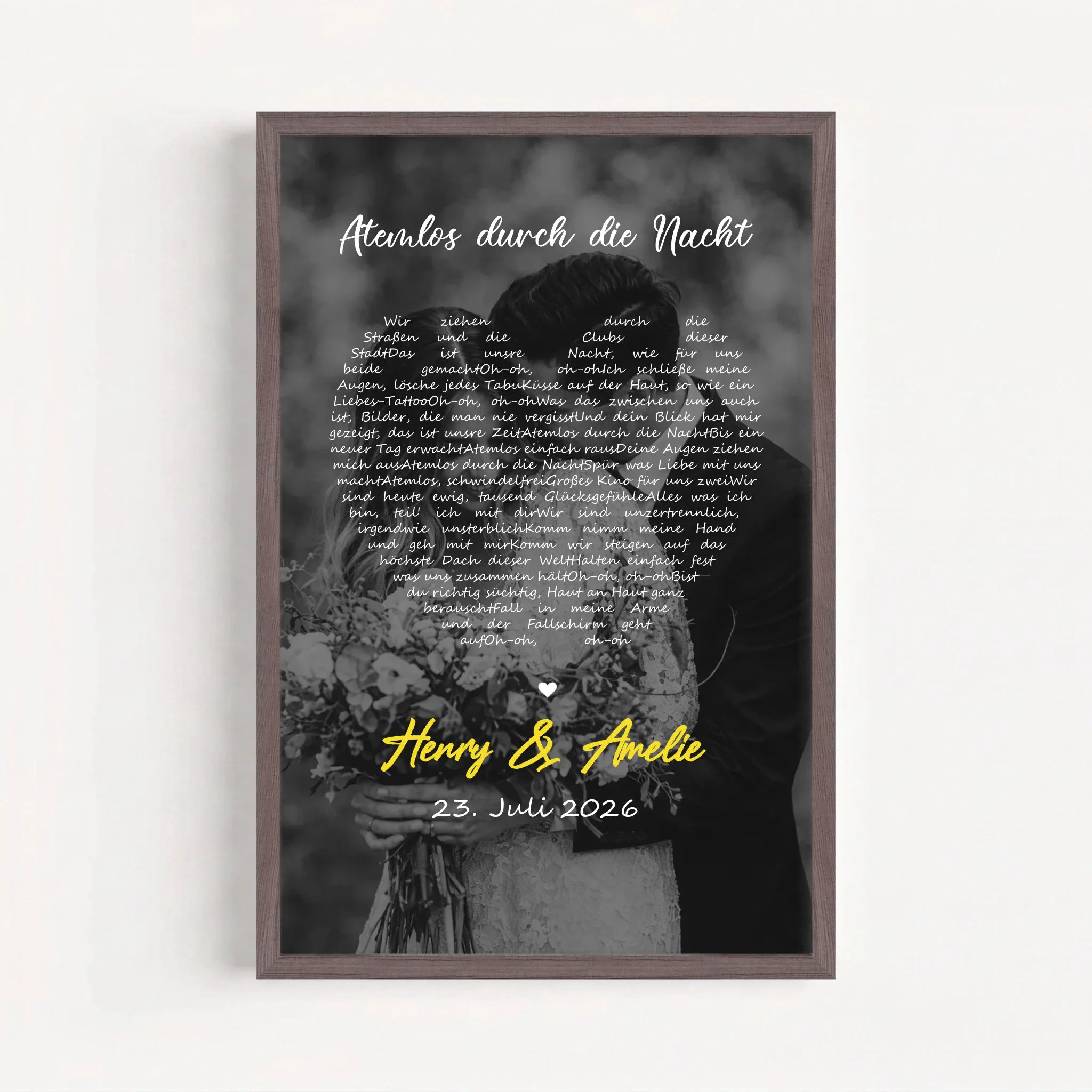 Live Mockup - Frame Poster - Wood - 40x60