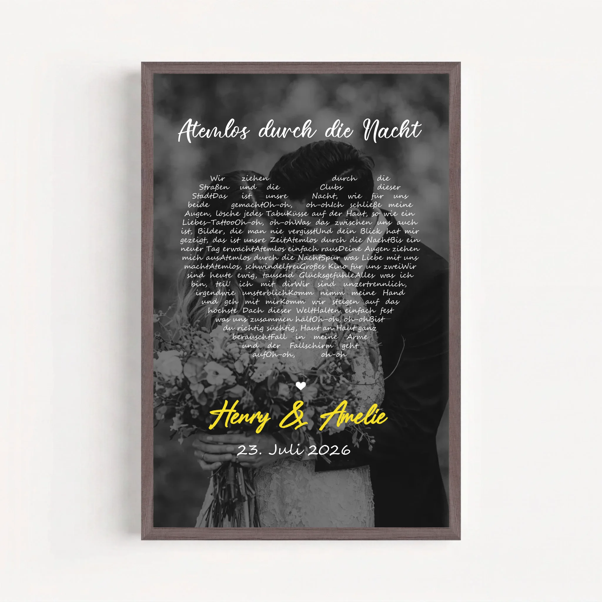 Live Mockup - Frame Poster - Wood - 50x75