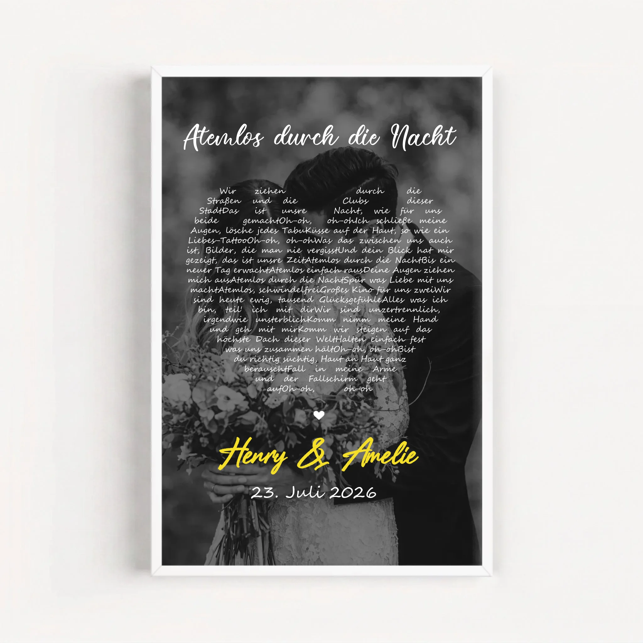 Live Mockup - Frame Poster - White - 60x90