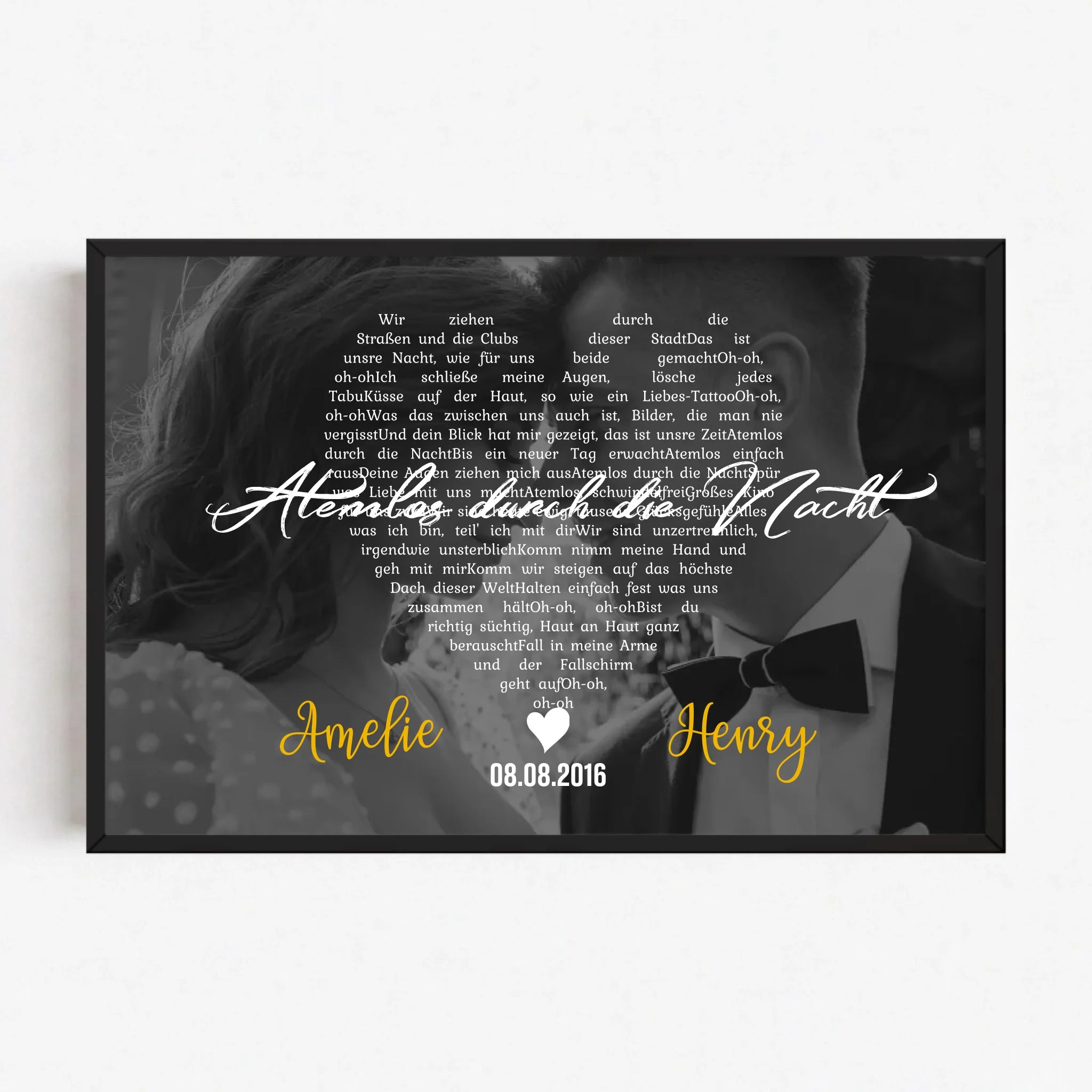 Live Mockup - Frame Poster - Black - 90x60