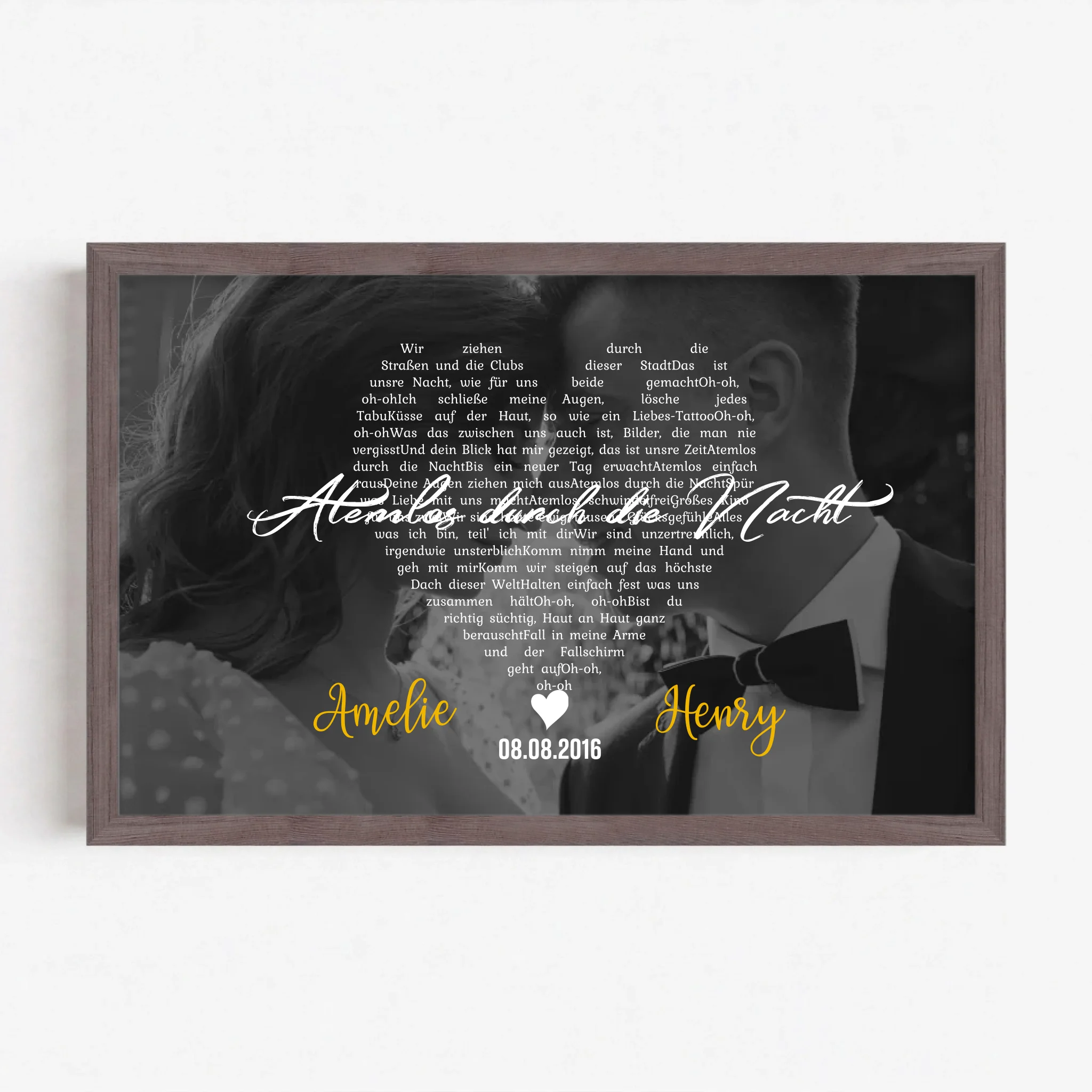 Live Mockup - Frame Poster - Wood - 30x20