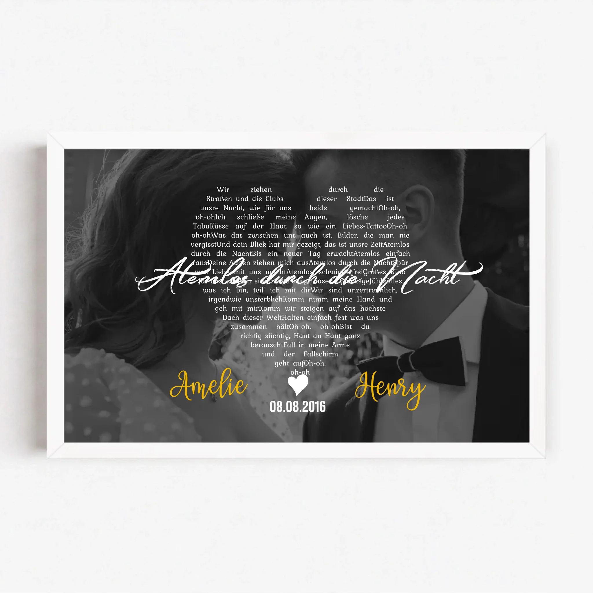 Live Mockup - Frame Poster - White - 30x20