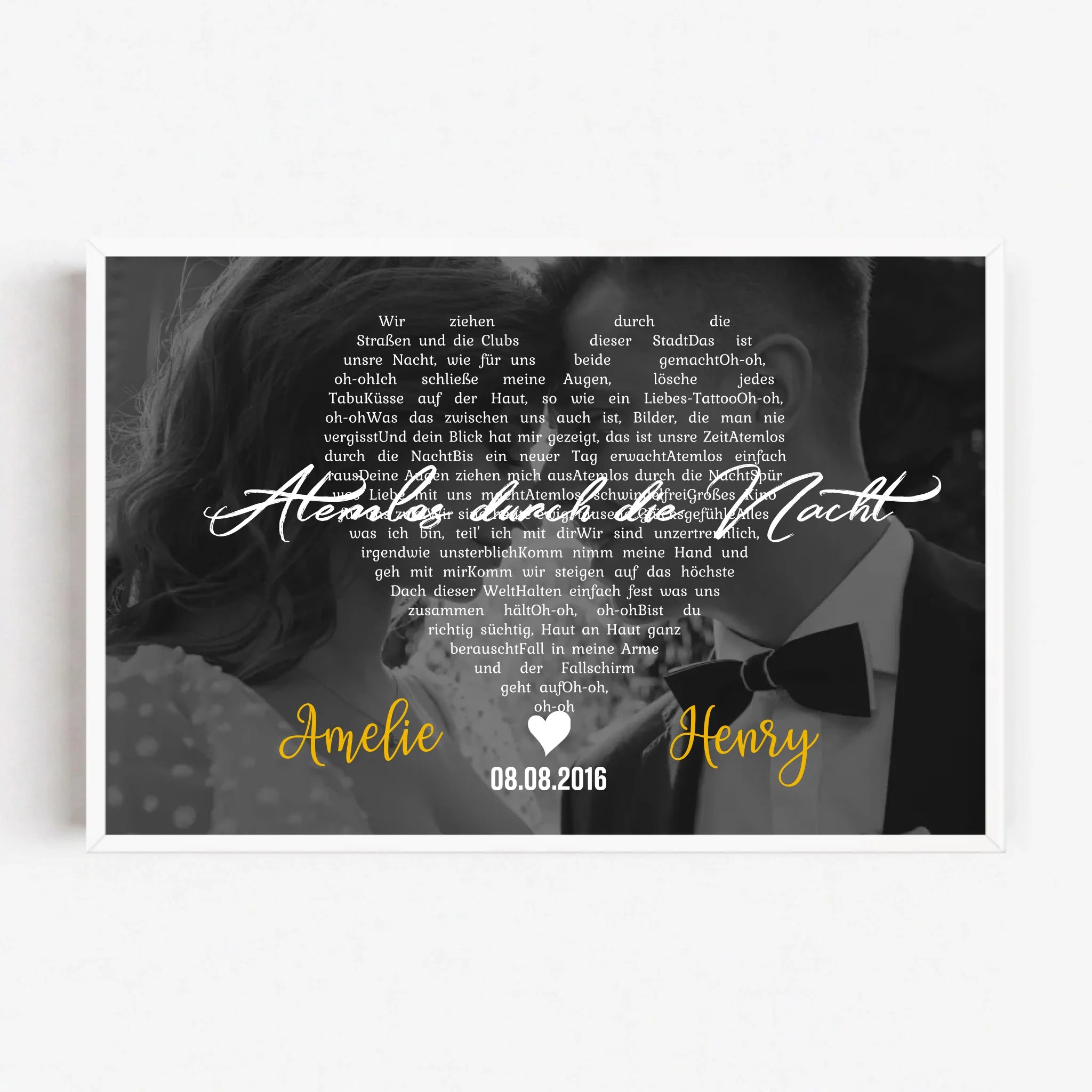 Live Mockup - Frame Poster - White - 90x60