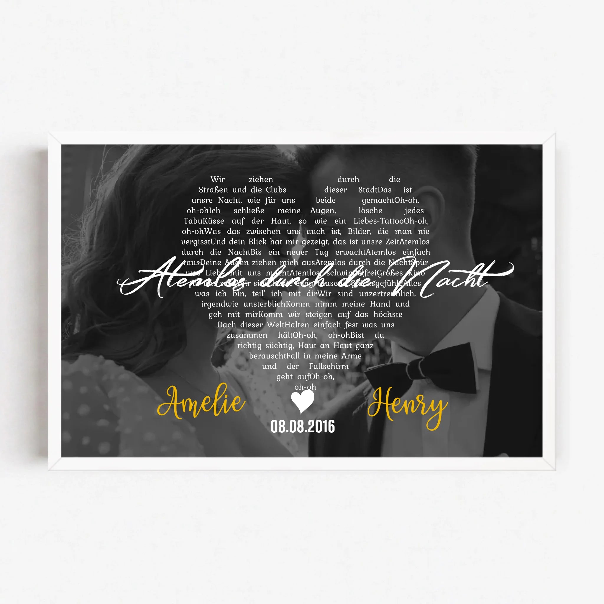 Live Mockup - Frame Poster - White - 60x40