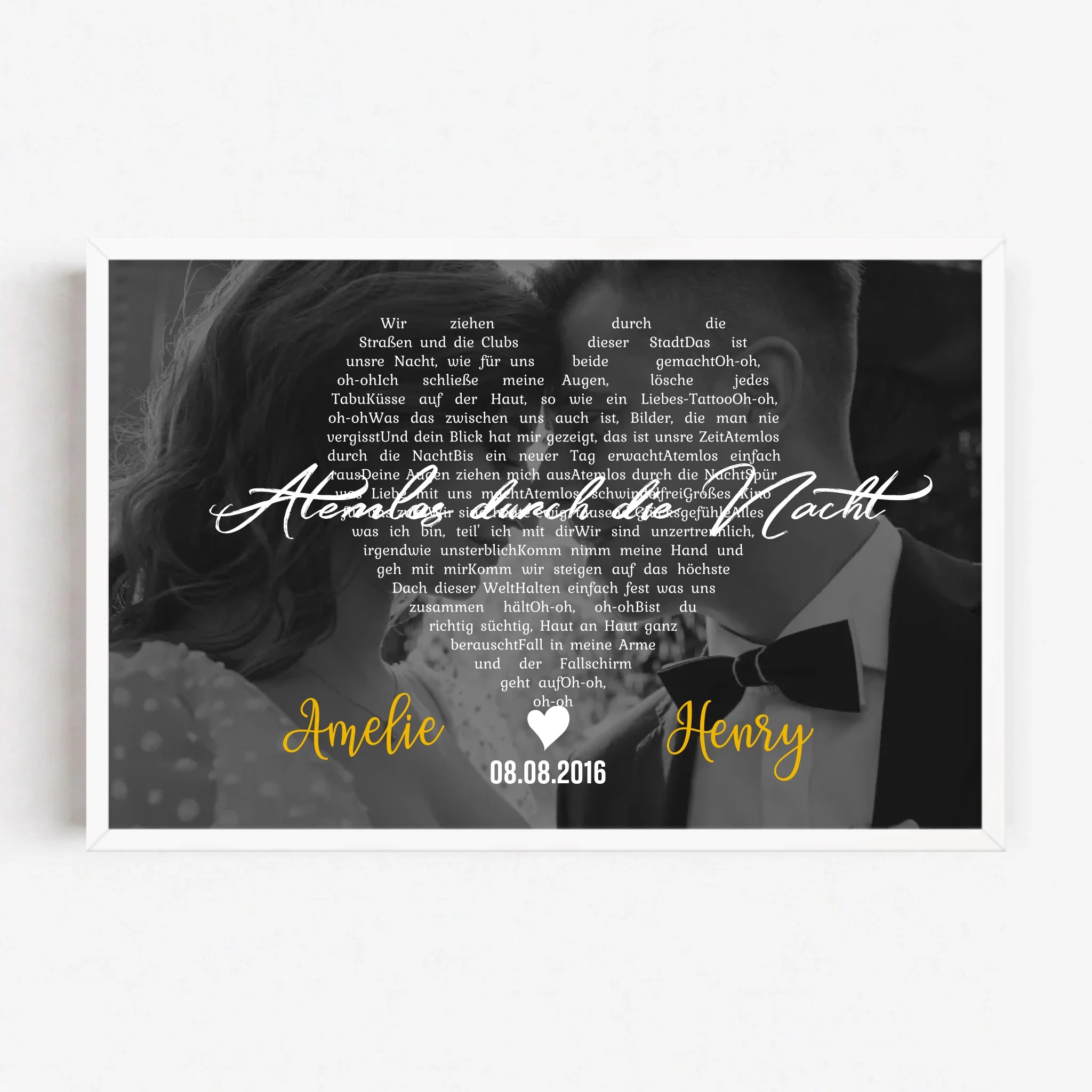 Live Mockup - Frame Poster - White - 75x50