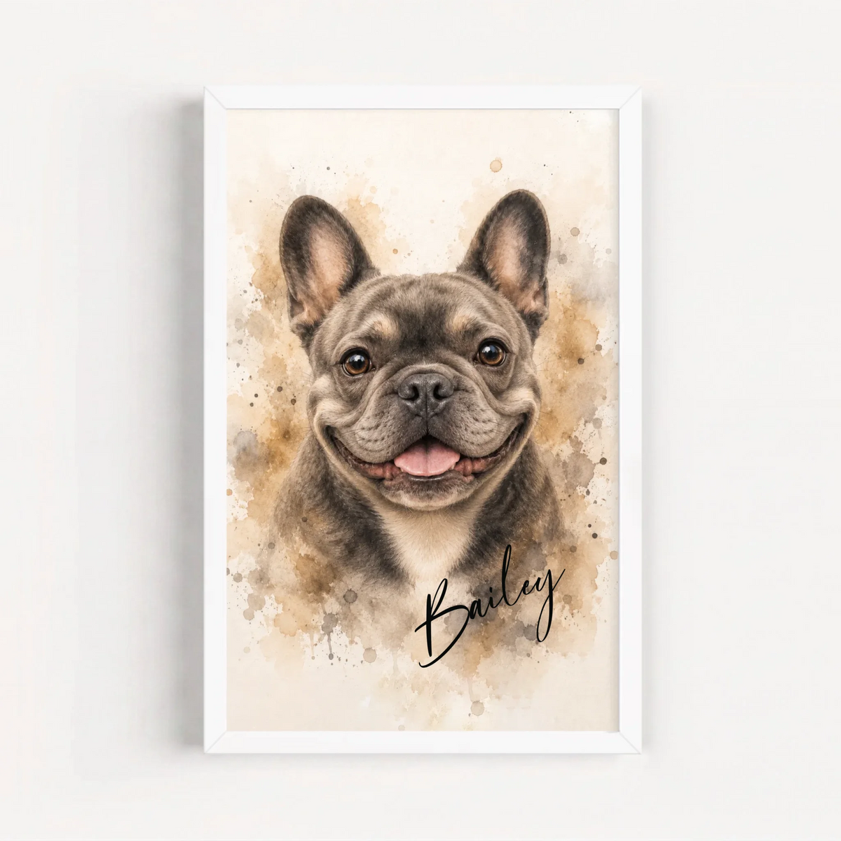 Live Mockup - Frame Poster - White - 20x30