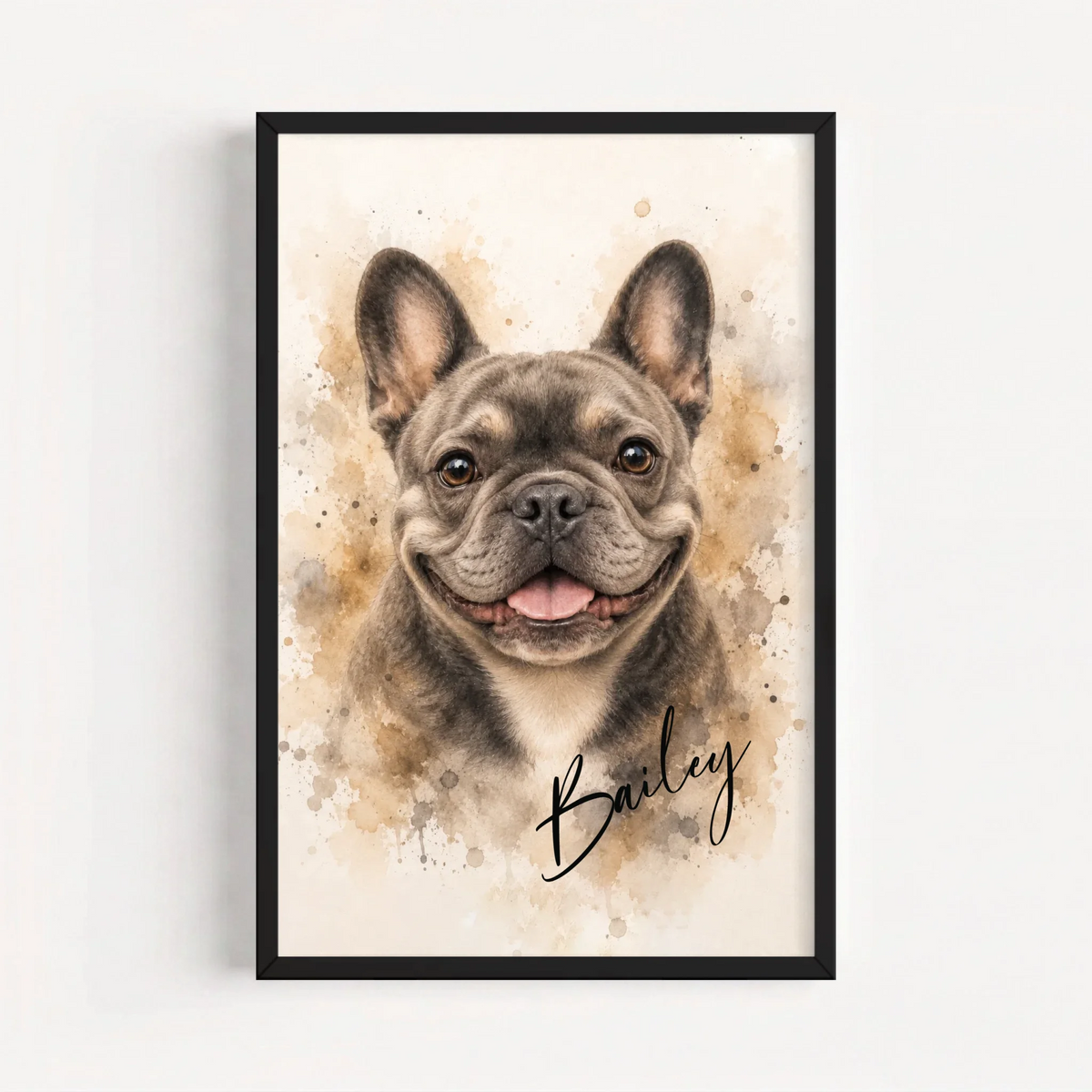 Live Mockup - Frame Poster - Black - 50x75