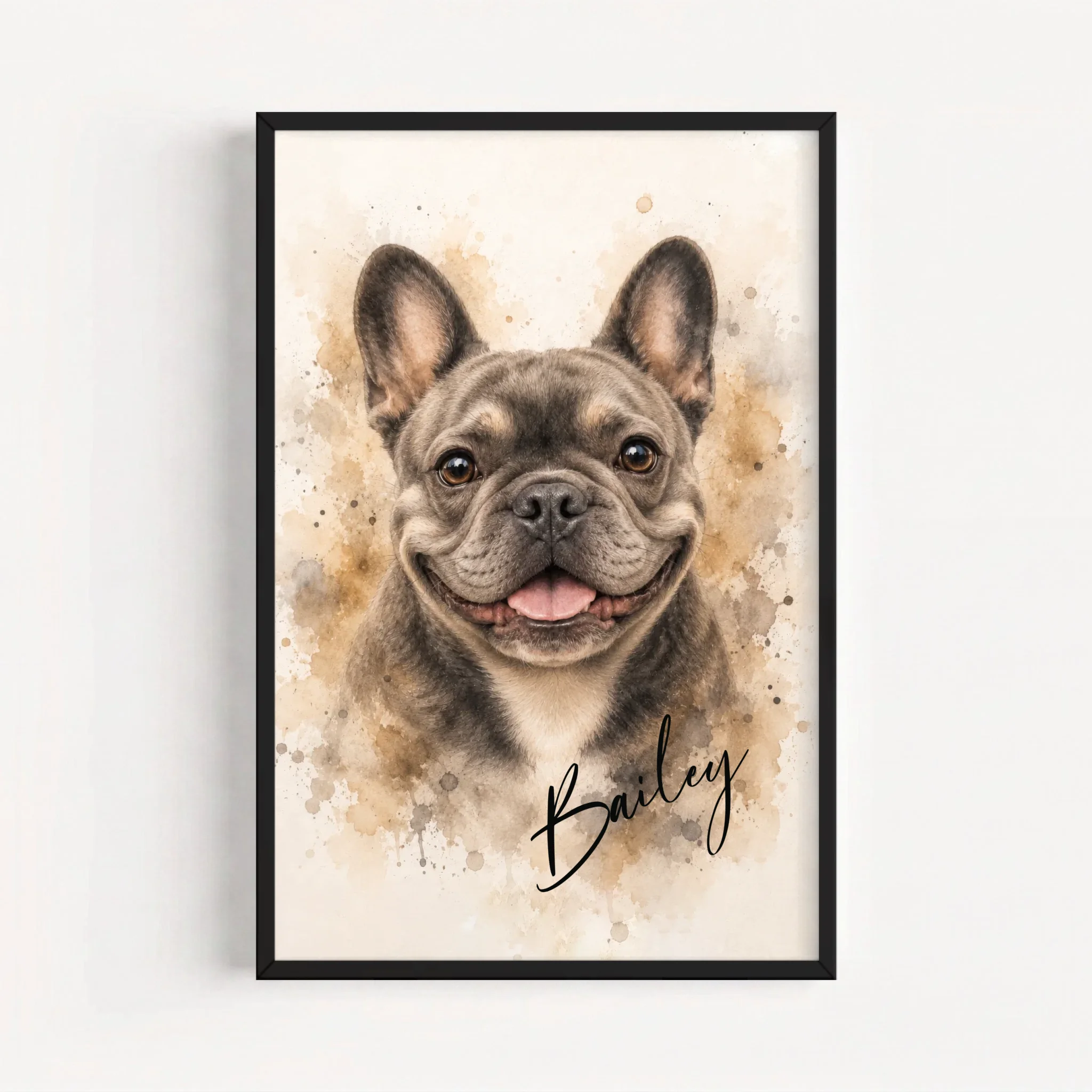 Live Mockup - Frame Poster - Black - 60x90
