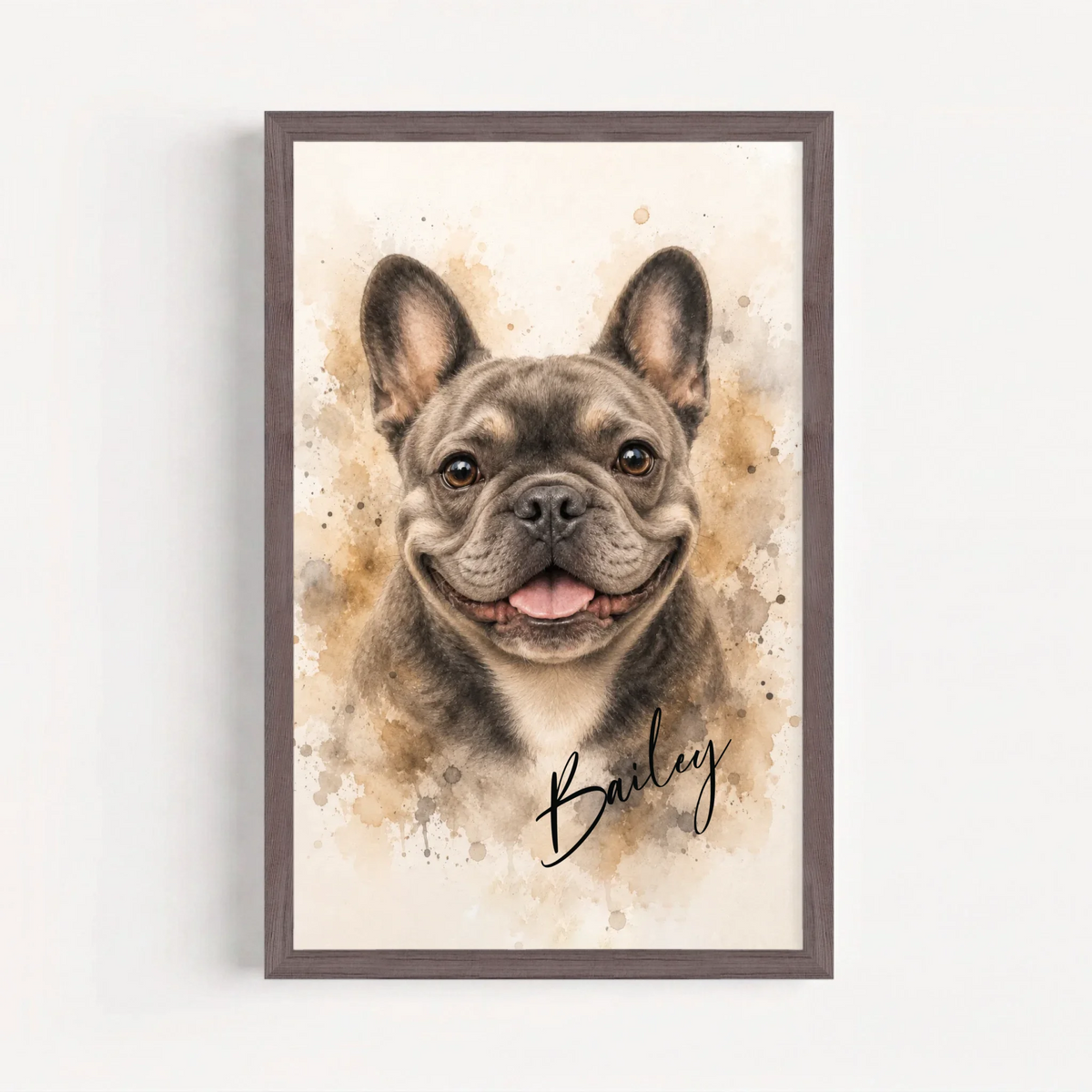 Live Mockup - Frame Poster - Wood - 20x30