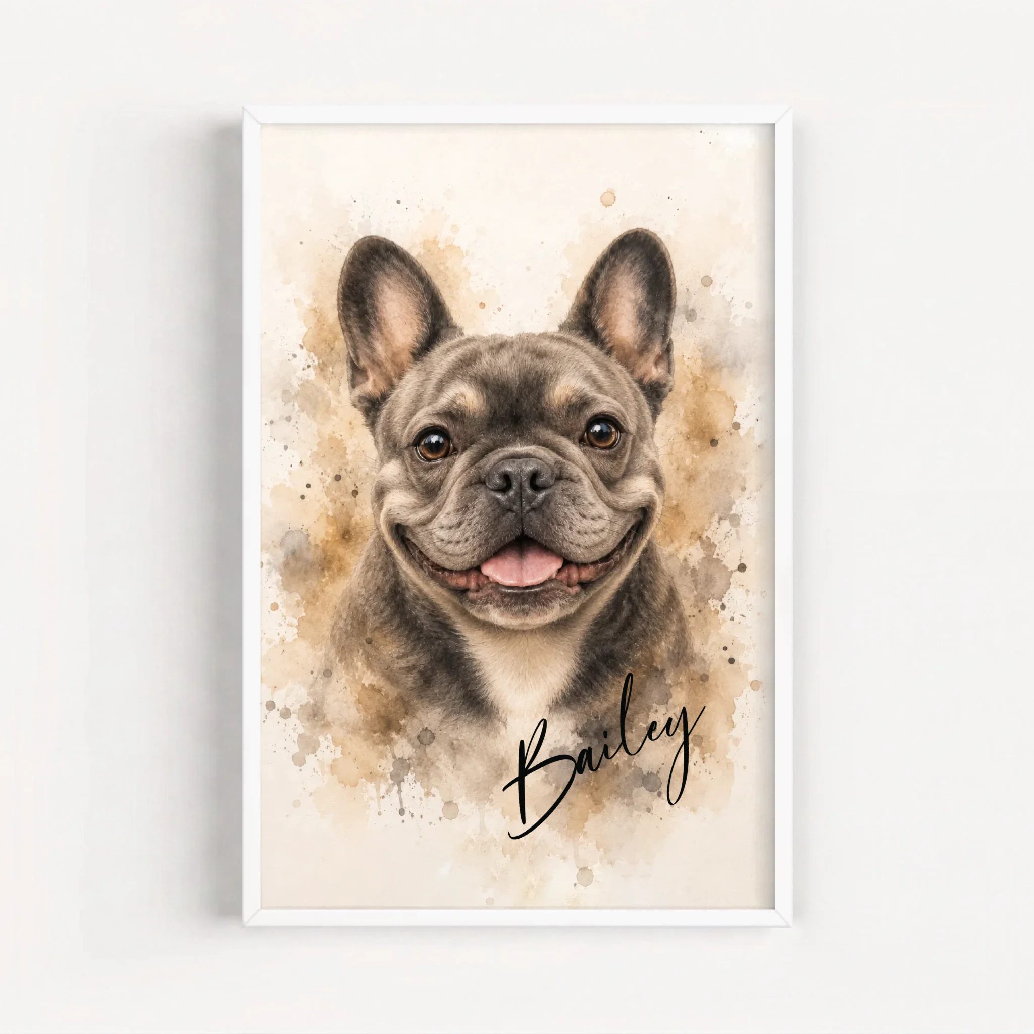 Live Mockup - Frame Poster - White - 60x90