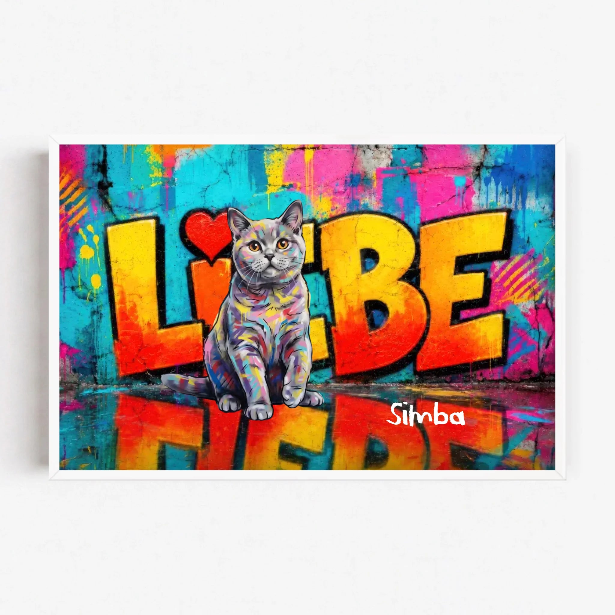 Live Mockup - Frame Poster - White - 90x60